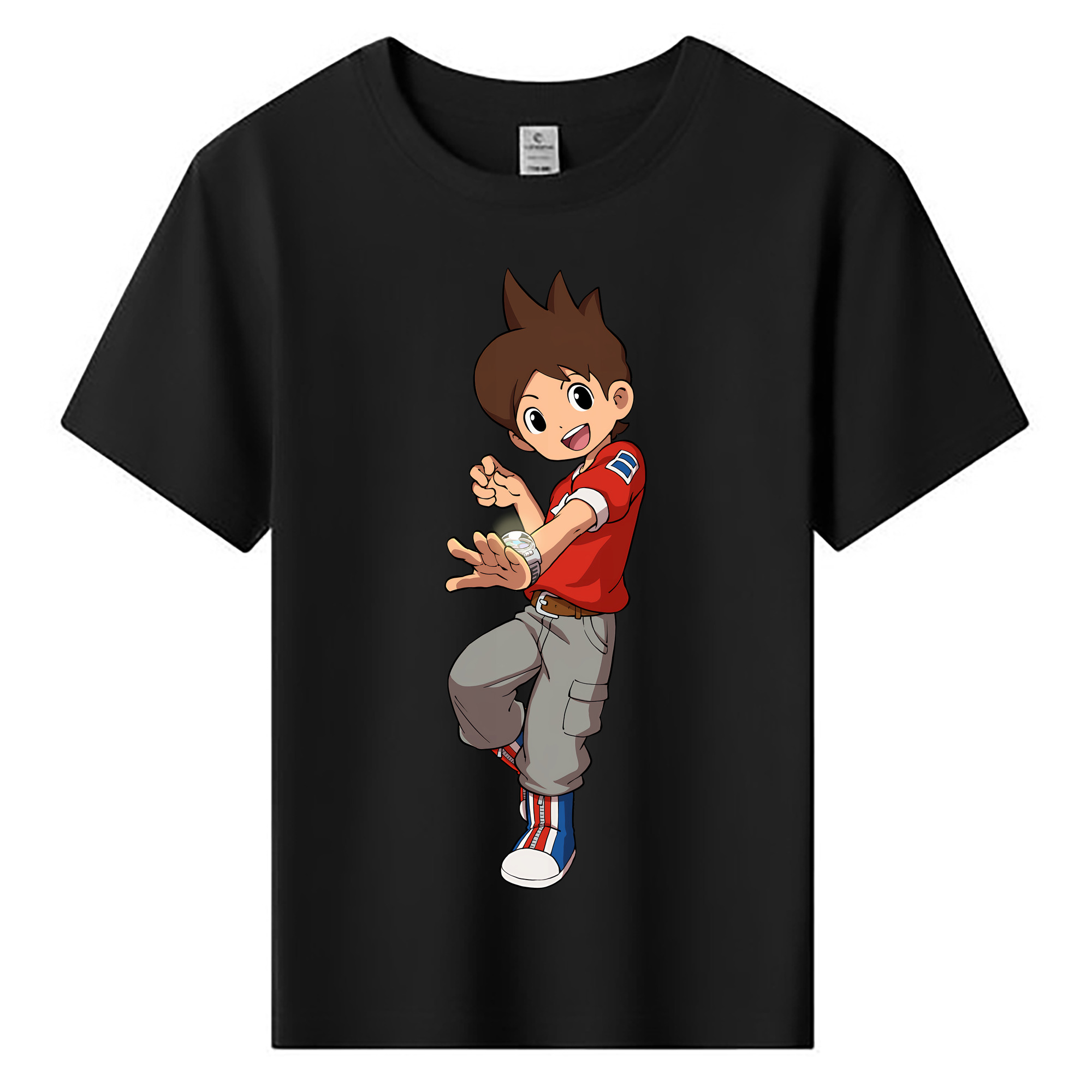 （画像用） 妖怪ウォッチ Yo-kai Watch 綿100％キッズTシャツ（フロントプリント）