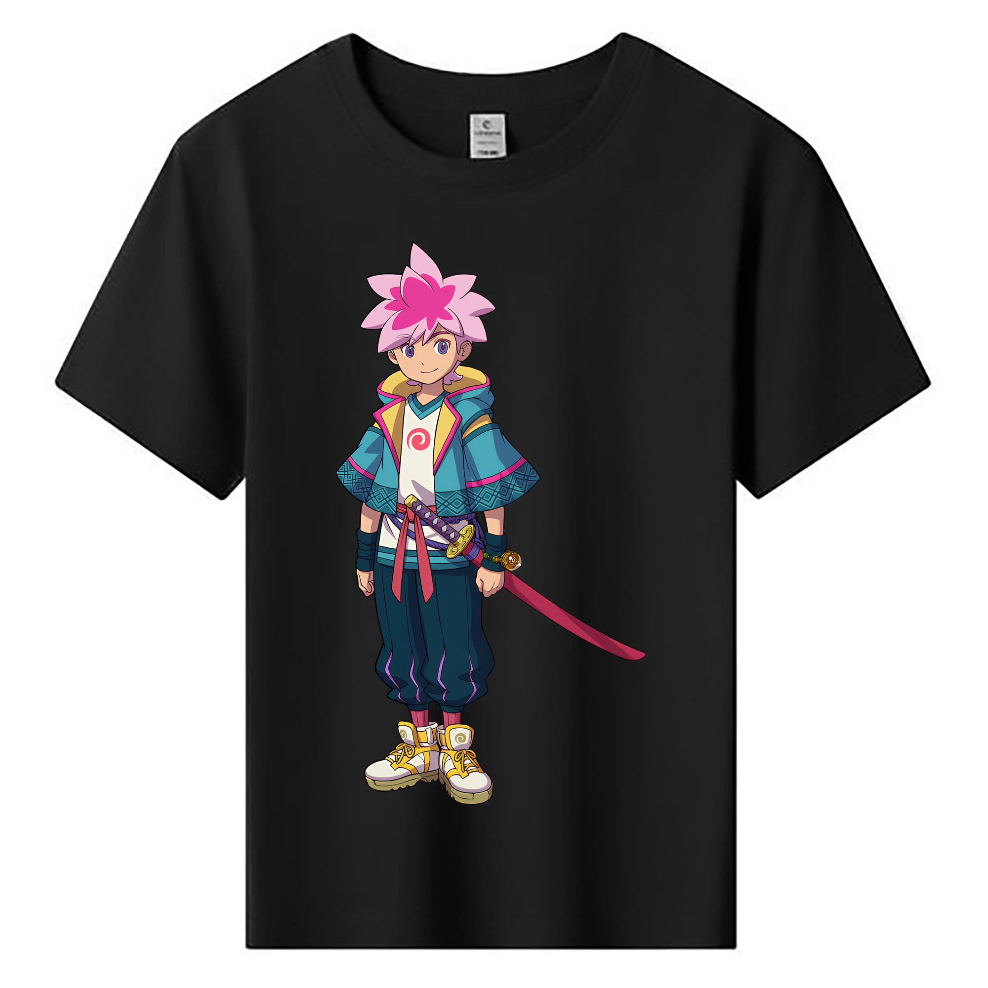 （画像用） 妖怪ウォッチ Yo-kai Watch 綿100％キッズTシャツ（フロントプリント）