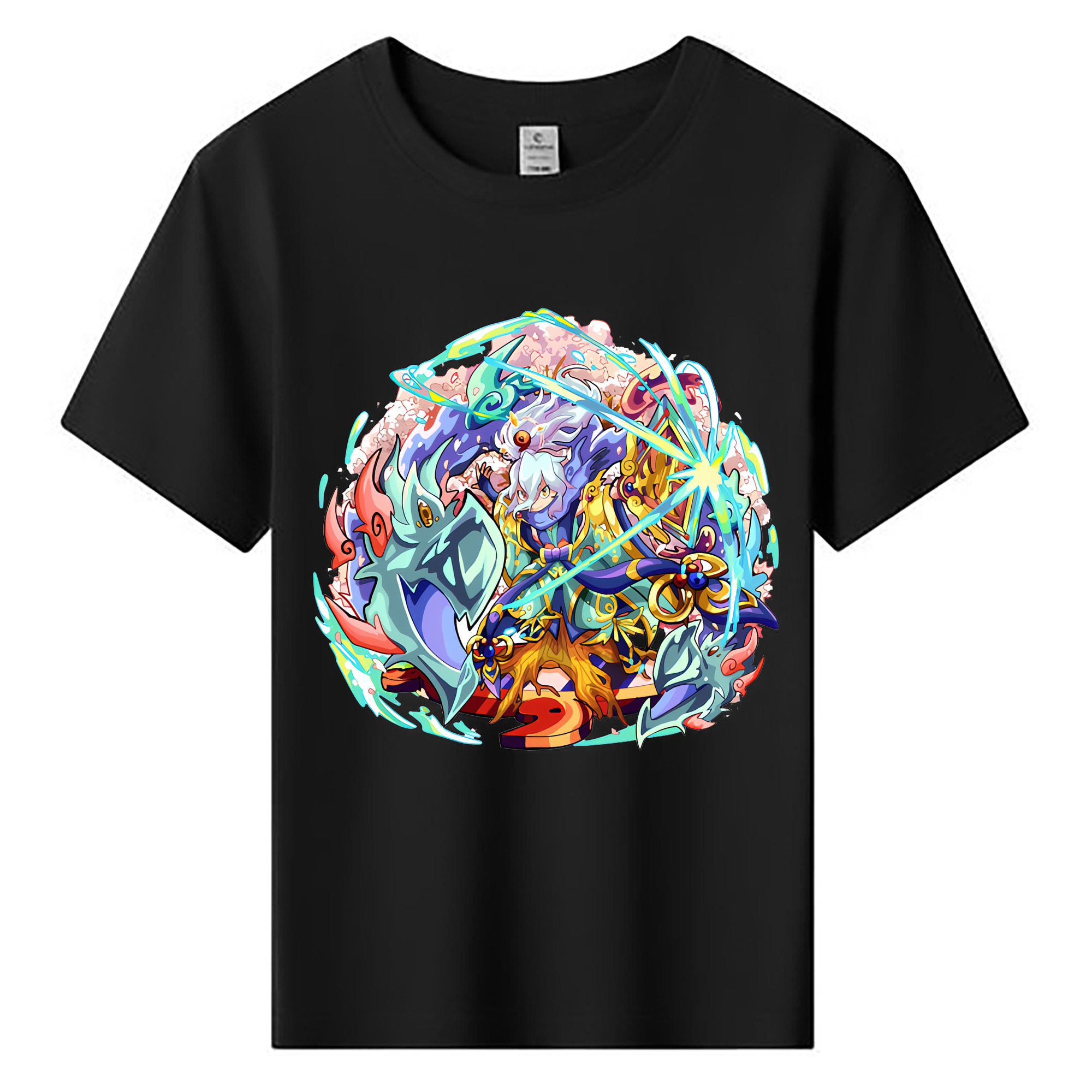（画像用） 妖怪ウォッチ Yo-kai Watch 綿100％キッズTシャツ（フロントプリント）