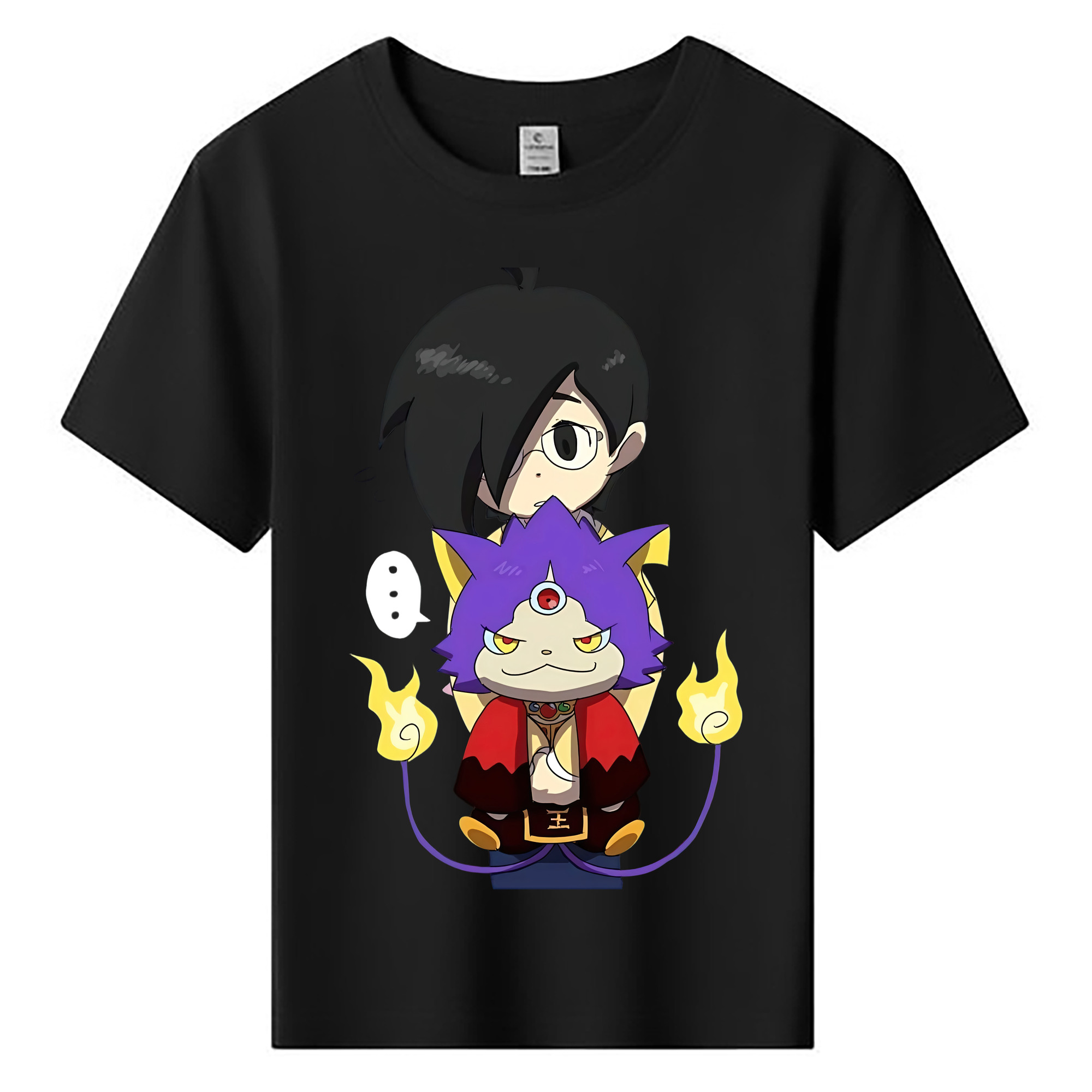 （画像用） 妖怪ウォッチ Yo-kai Watch 綿100％キッズTシャツ（フロントプリント）
