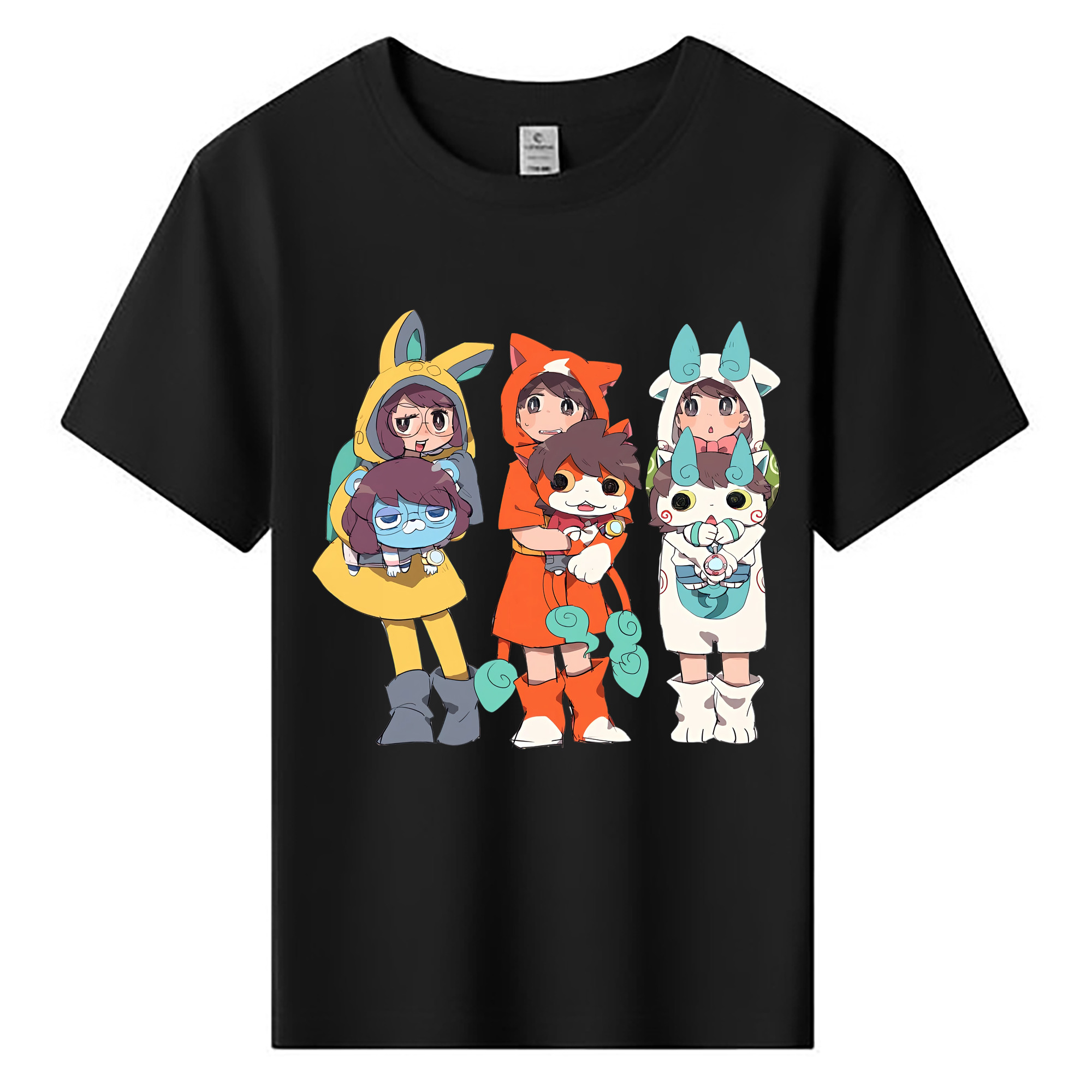 （画像用） 妖怪ウォッチ Yo-kai Watch 綿100％キッズTシャツ（フロントプリント）