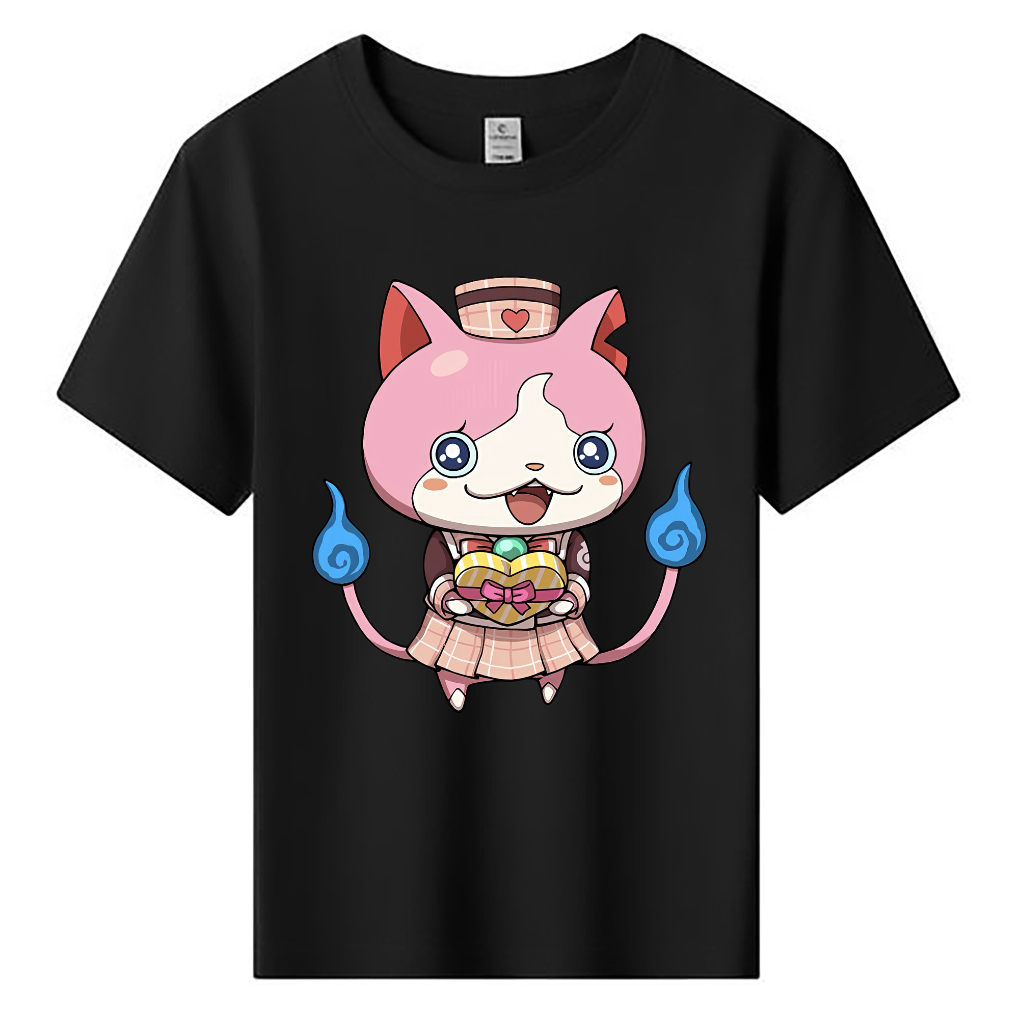 （画像用） 妖怪ウォッチ Yo-kai Watch 綿100％キッズTシャツ（フロントプリント）