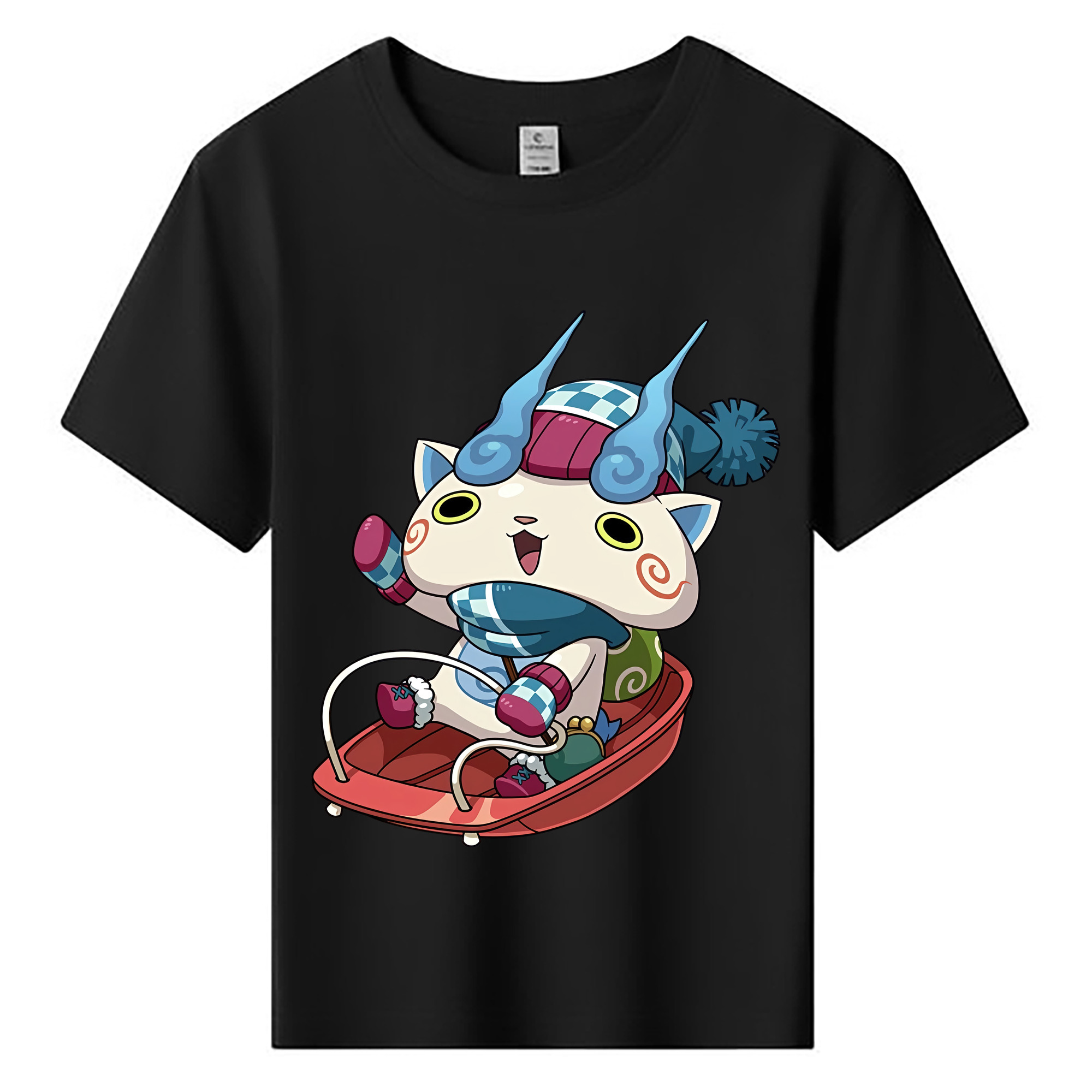 （画像用） 妖怪ウォッチ Yo-kai Watch 綿100％キッズTシャツ（フロントプリント）