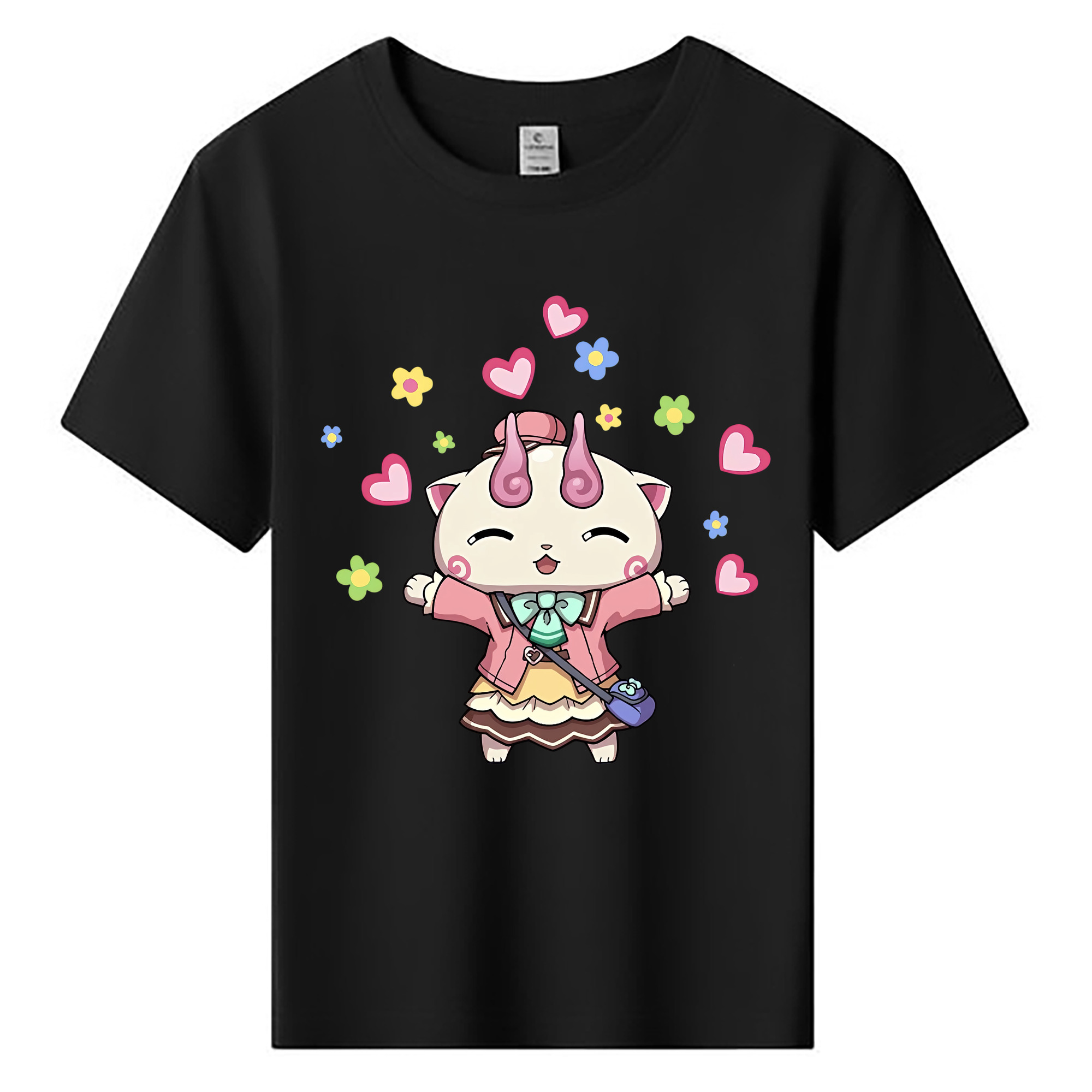 （画像用） 妖怪ウォッチ Yo-kai Watch 綿100％キッズTシャツ（フロントプリント）