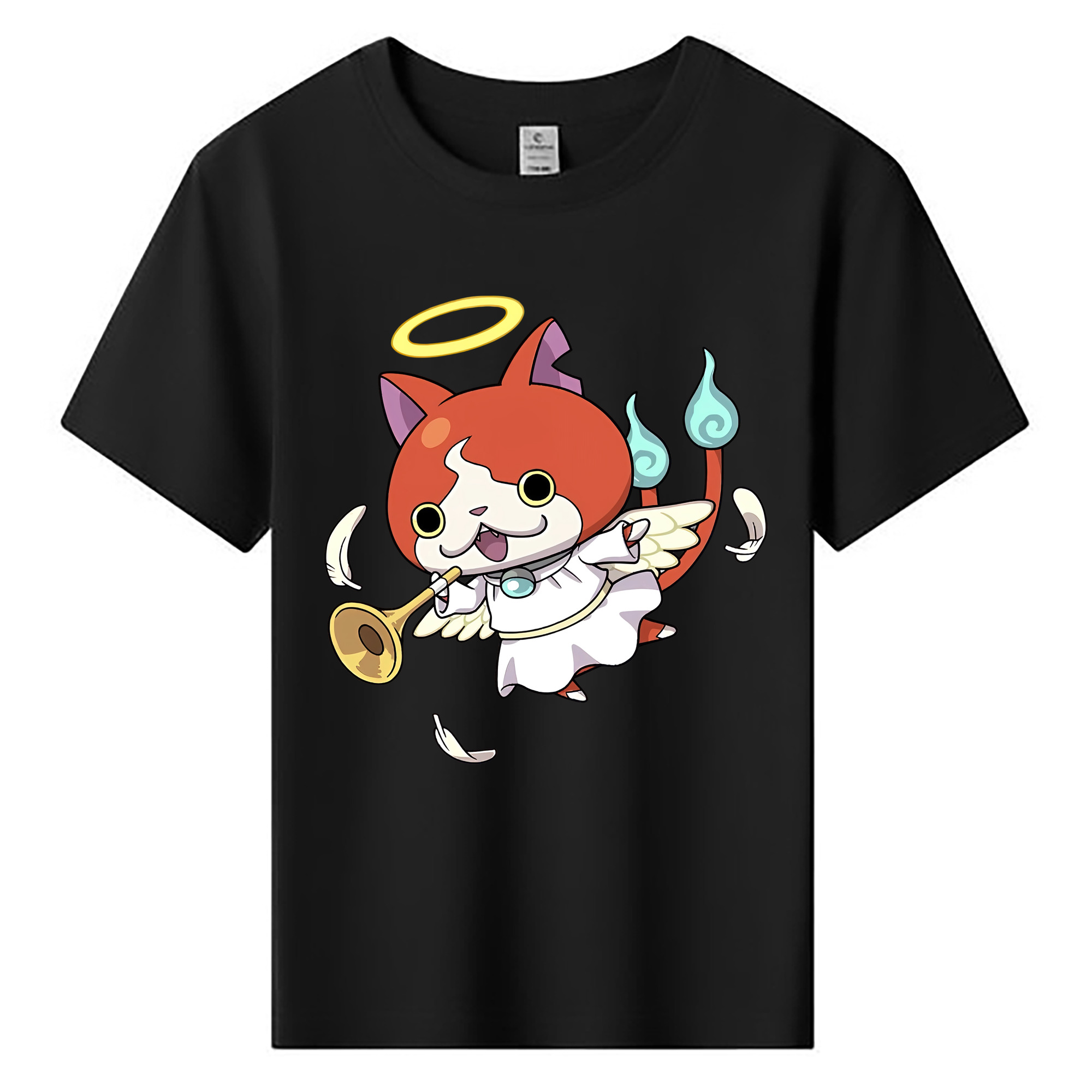 （画像用） 妖怪ウォッチ Yo-kai Watch 綿100％キッズTシャツ（フロントプリント）