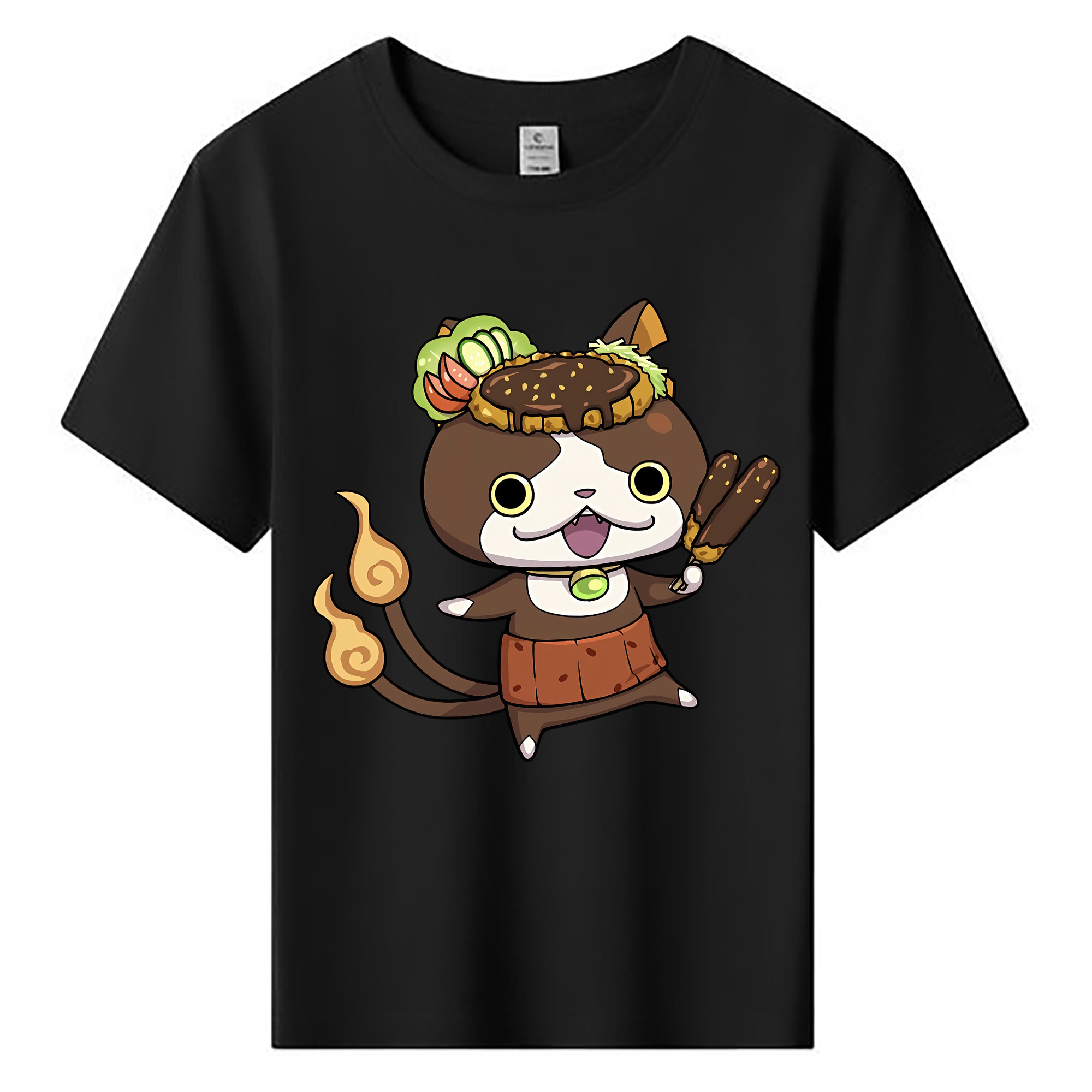 （画像用） 妖怪ウォッチ Yo-kai Watch 綿100％キッズTシャツ（フロントプリント）