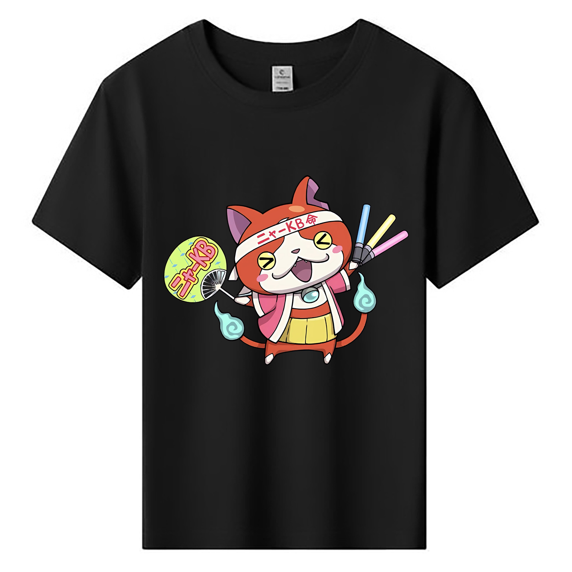 （画像用） 妖怪ウォッチ Yo-kai Watch 綿100％キッズTシャツ（フロントプリント）