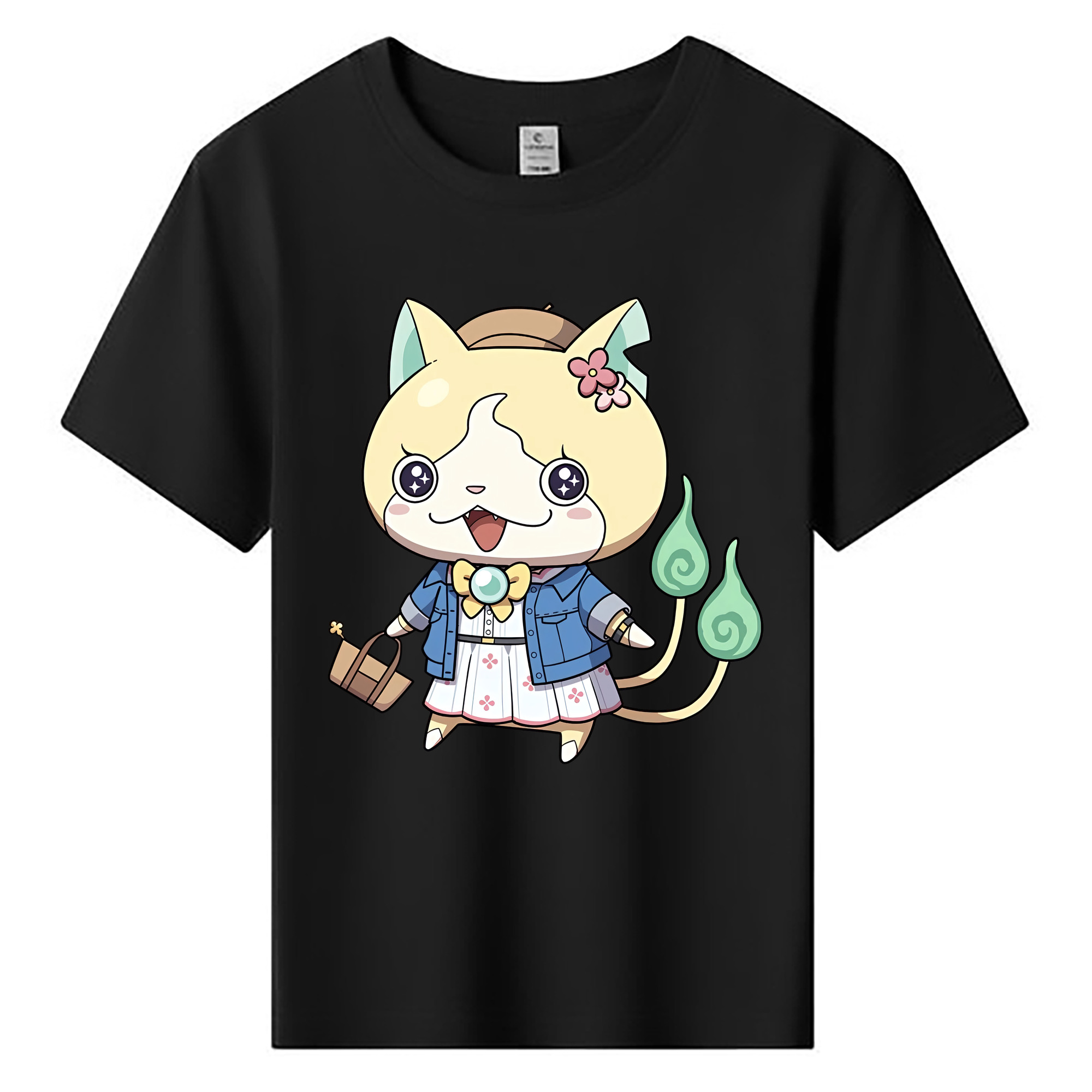 （画像用） 妖怪ウォッチ Yo-kai Watch 綿100％キッズTシャツ（フロントプリント）