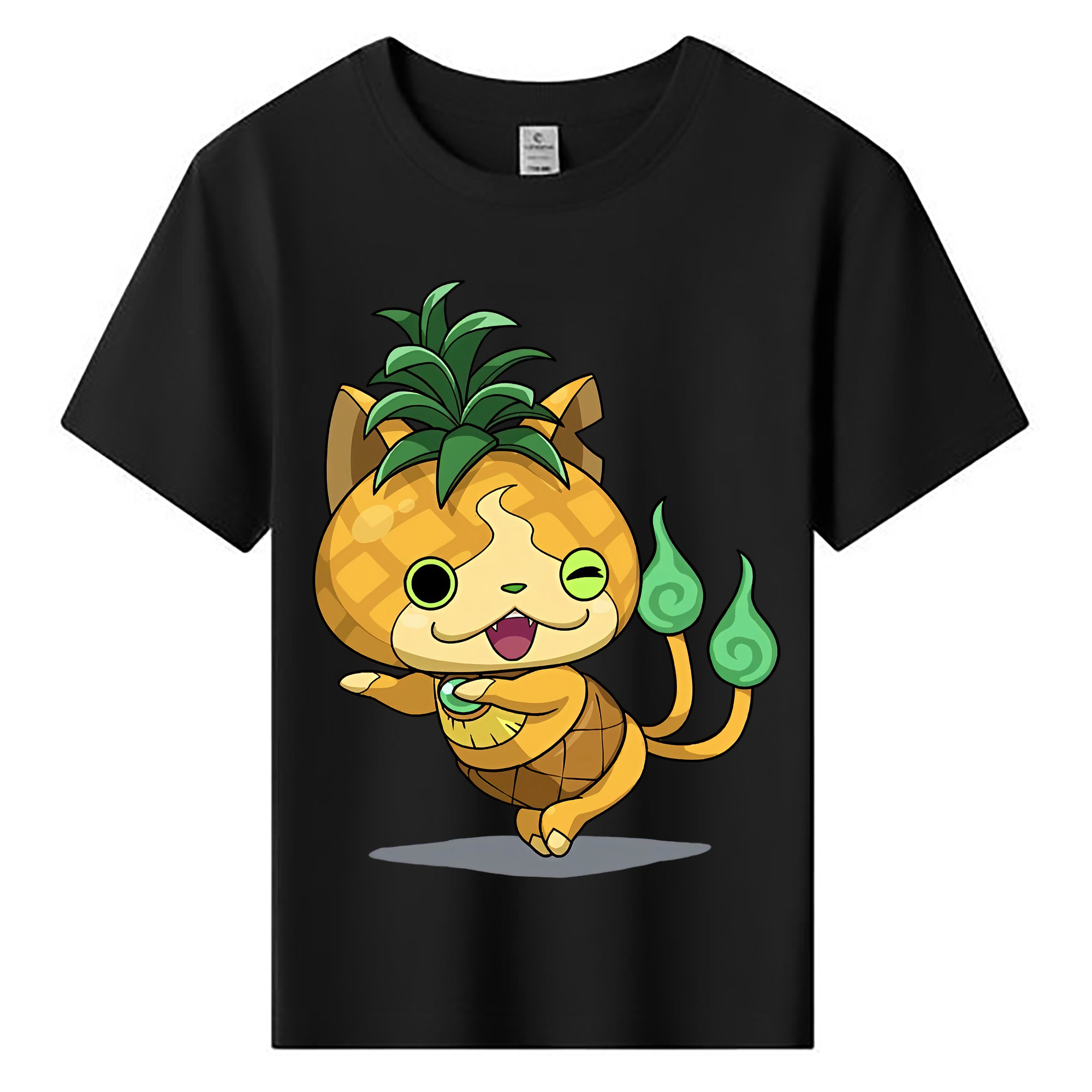 （画像用） 妖怪ウォッチ Yo-kai Watch 綿100％キッズTシャツ（フロントプリント）