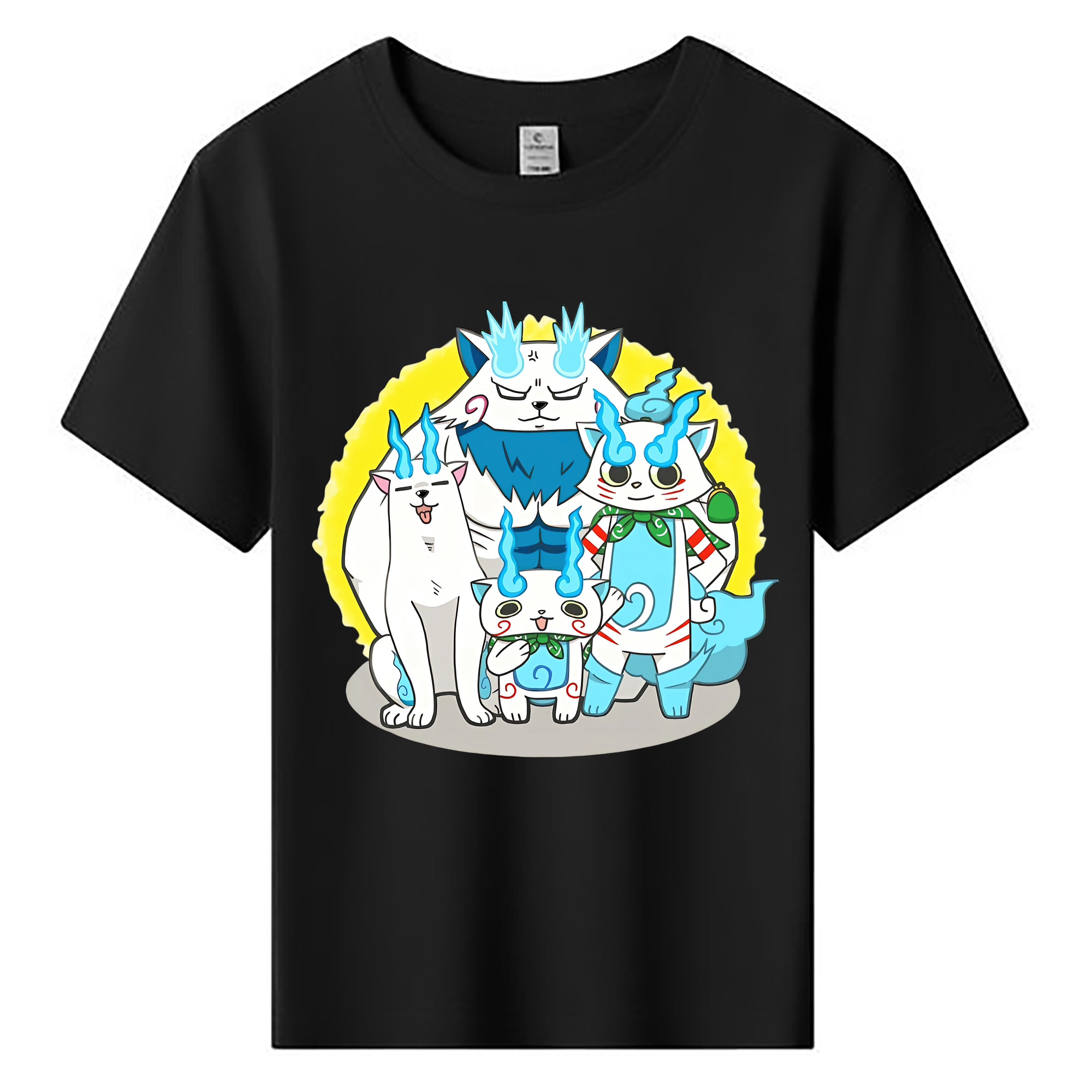 （画像用） 妖怪ウォッチ Yo-kai Watch 綿100％キッズTシャツ（フロントプリント）