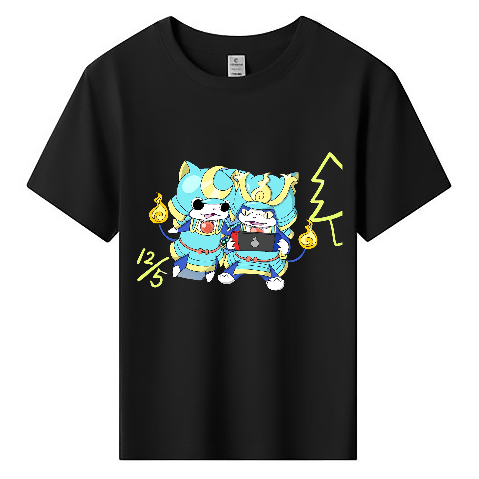 （画像用） 妖怪ウォッチ Yo-kai Watch 綿100％キッズTシャツ（フロントプリント）