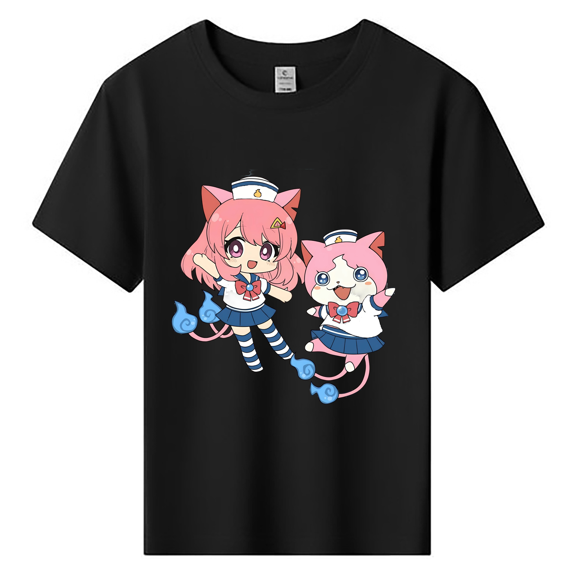 （画像用） 妖怪ウォッチ Yo-kai Watch 綿100％キッズTシャツ（フロントプリント）
