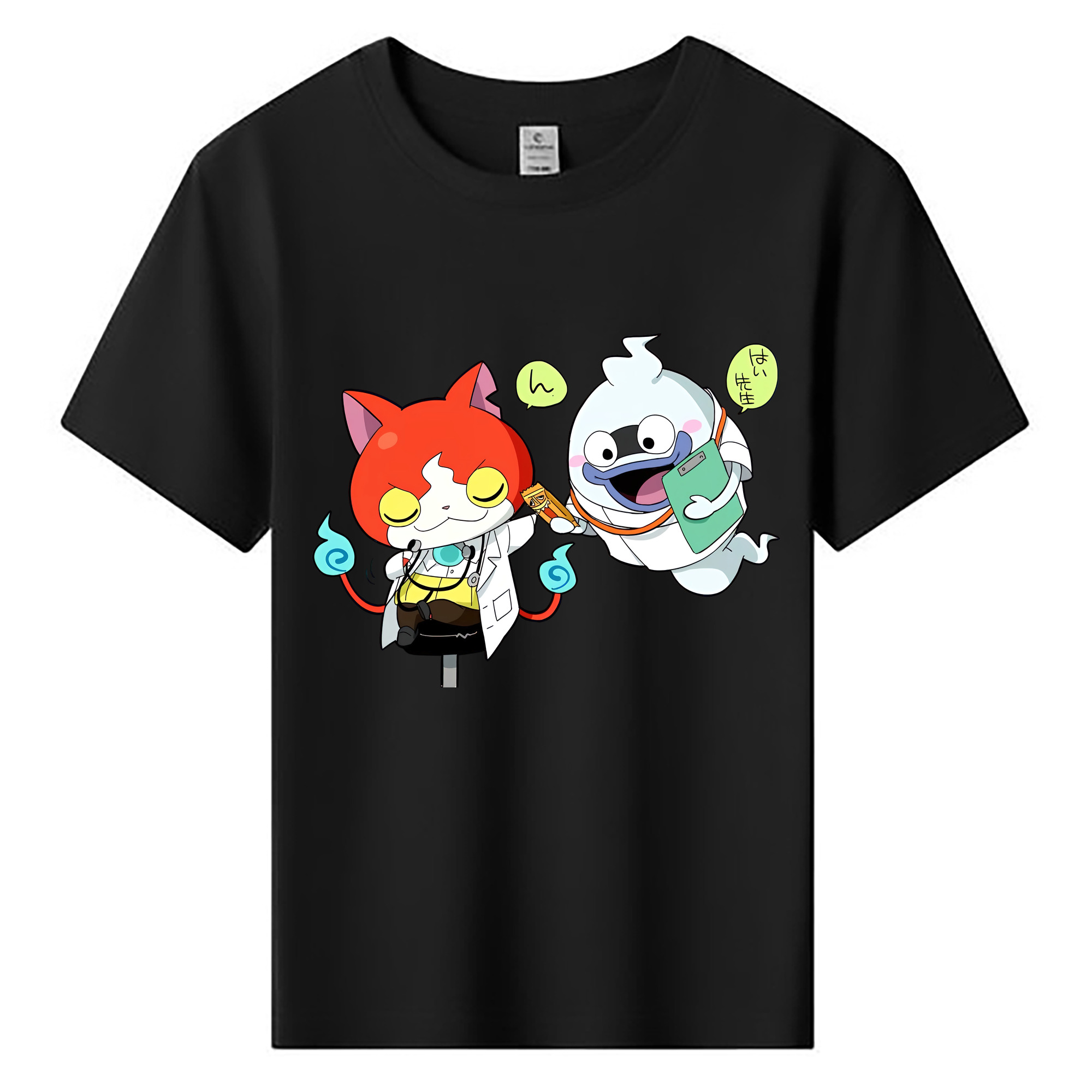 （画像用） 妖怪ウォッチ Yo-kai Watch 綿100％キッズTシャツ（フロントプリント）