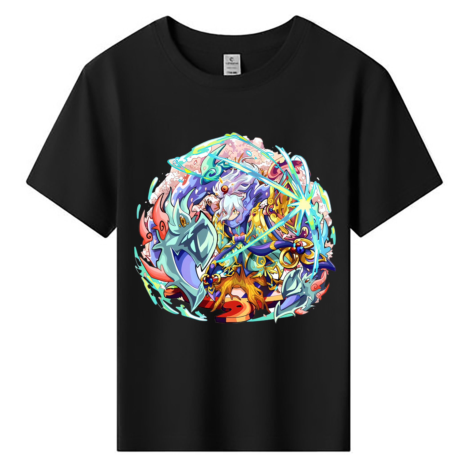 （画像用） 妖怪ウォッチ Yo-kai Watch 綿100％キッズTシャツ（フロントプリント）