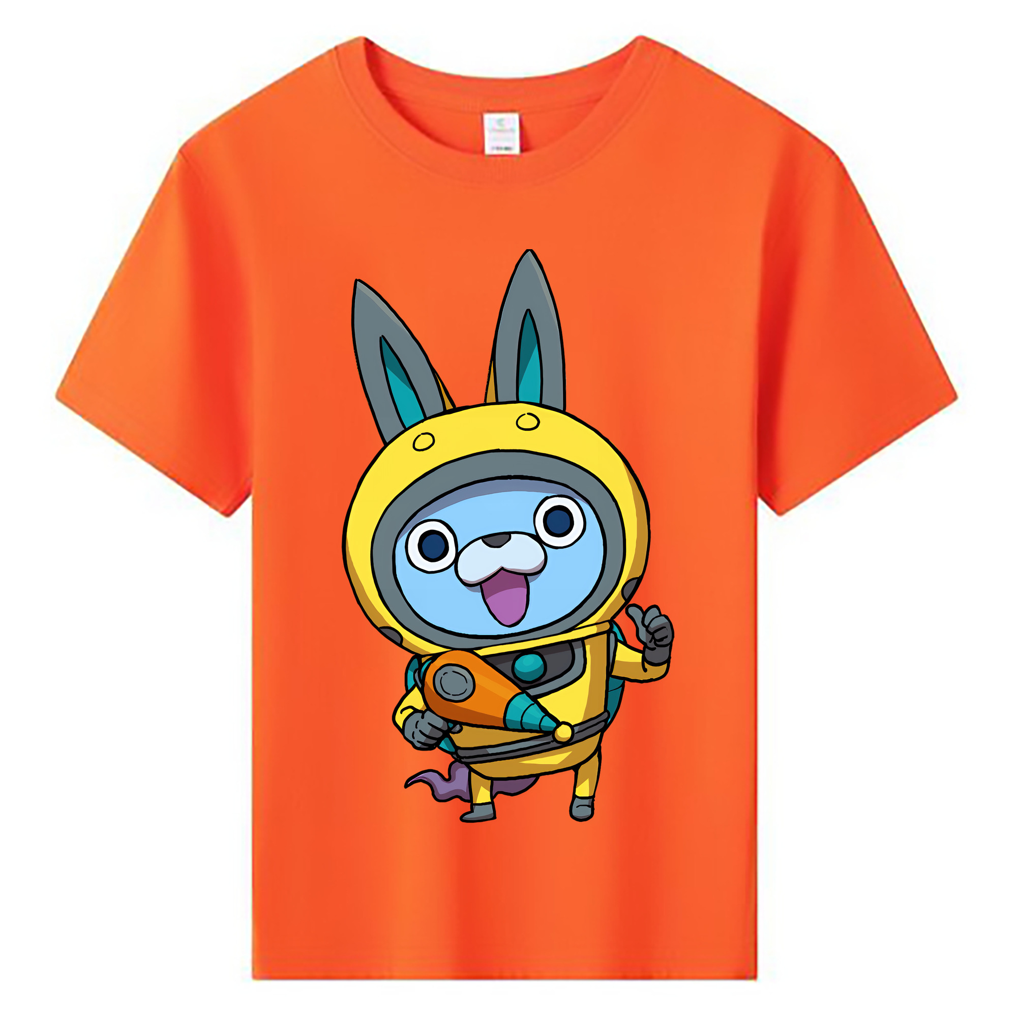 （画像用） 妖怪ウォッチ Yo-kai Watch 綿100％キッズTシャツ（フロントプリント）