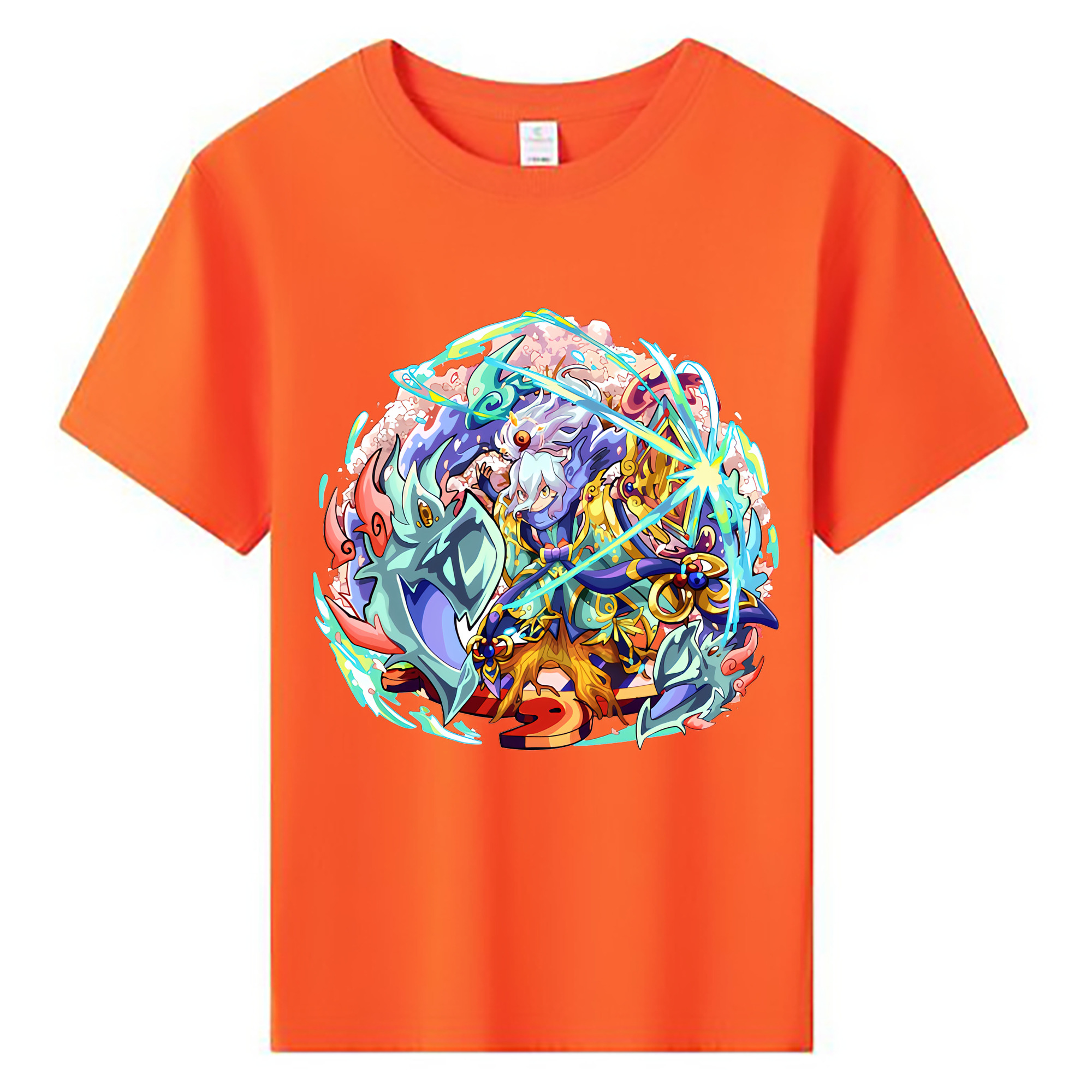 （画像用） 妖怪ウォッチ Yo-kai Watch 綿100％キッズTシャツ（フロントプリント）