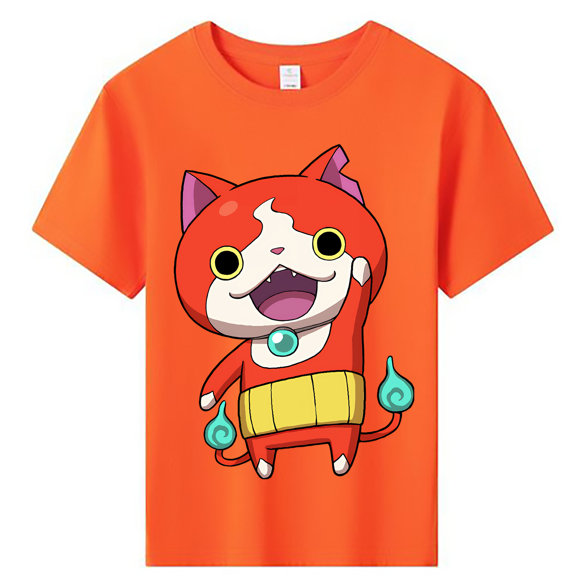 （画像用） 妖怪ウォッチ Yo-kai Watch 綿100％キッズTシャツ（フロントプリント）