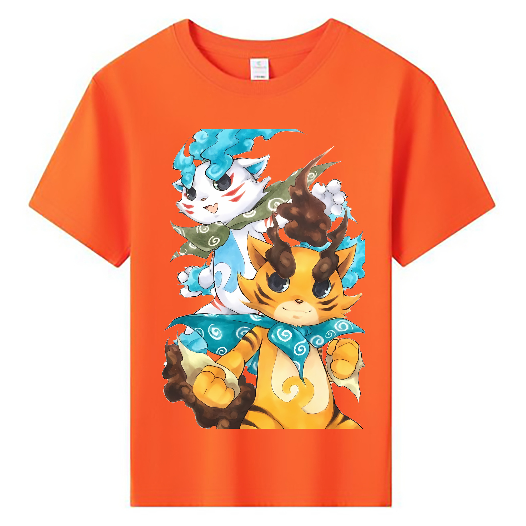 （画像用） 妖怪ウォッチ Yo-kai Watch 綿100％キッズTシャツ（フロントプリント）