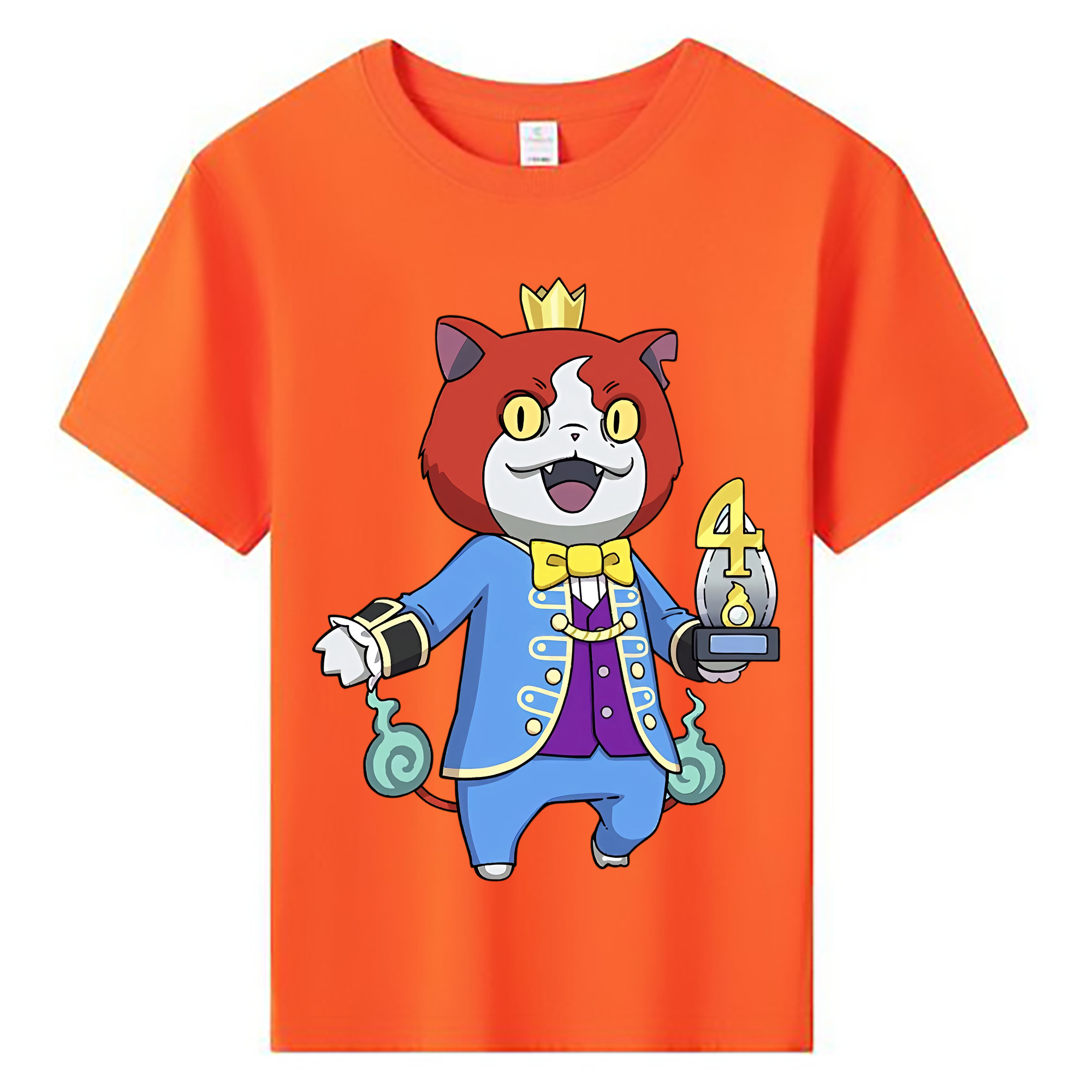 （画像用） 妖怪ウォッチ Yo-kai Watch 綿100％キッズTシャツ（フロントプリント）