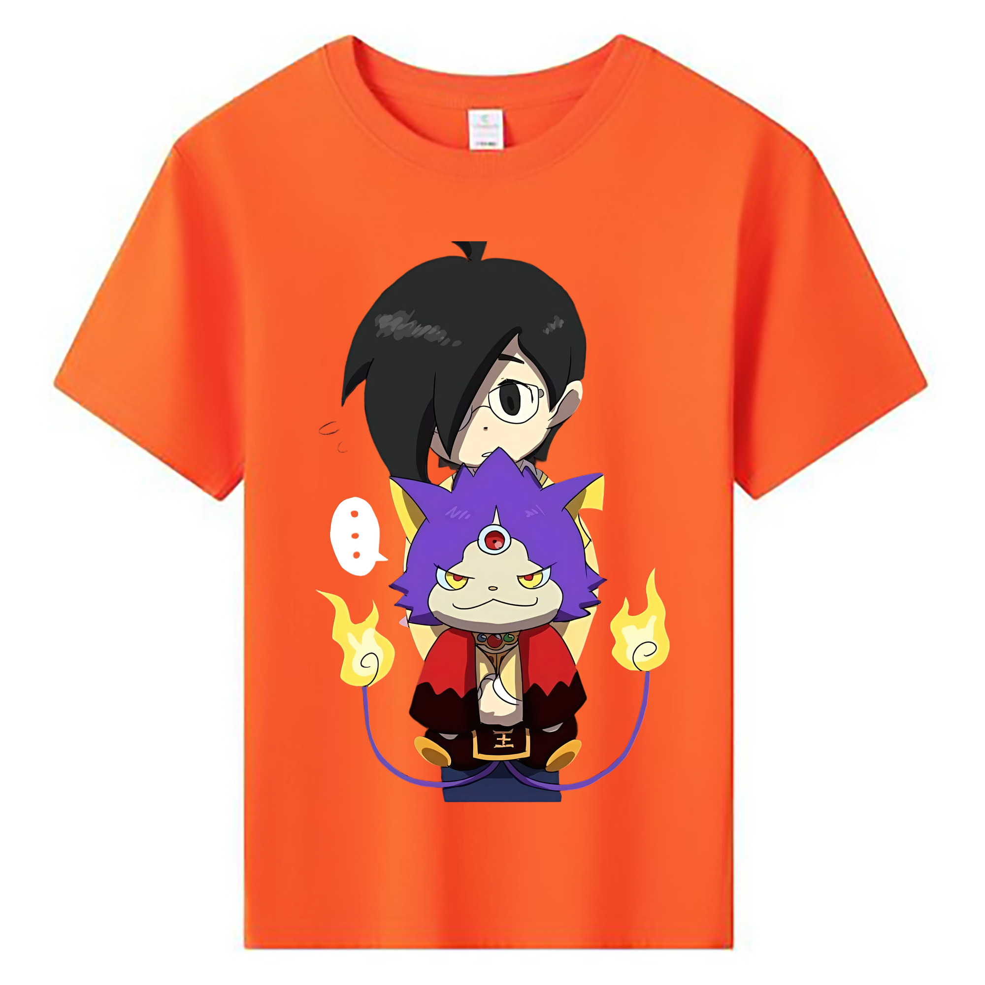 （画像用） 妖怪ウォッチ Yo-kai Watch 綿100％キッズTシャツ（フロントプリント）