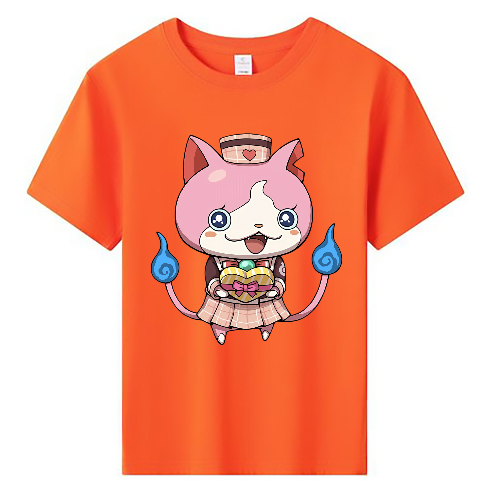 （画像用） 妖怪ウォッチ Yo-kai Watch 綿100％キッズTシャツ（フロントプリント）