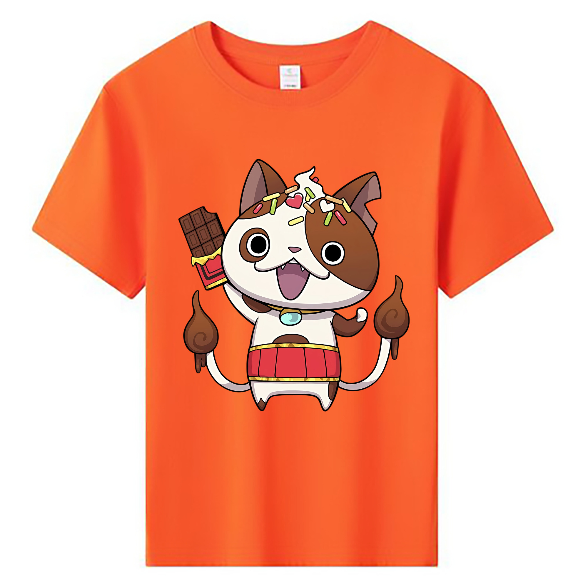 （画像用） 妖怪ウォッチ Yo-kai Watch 綿100％キッズTシャツ（フロントプリント）
