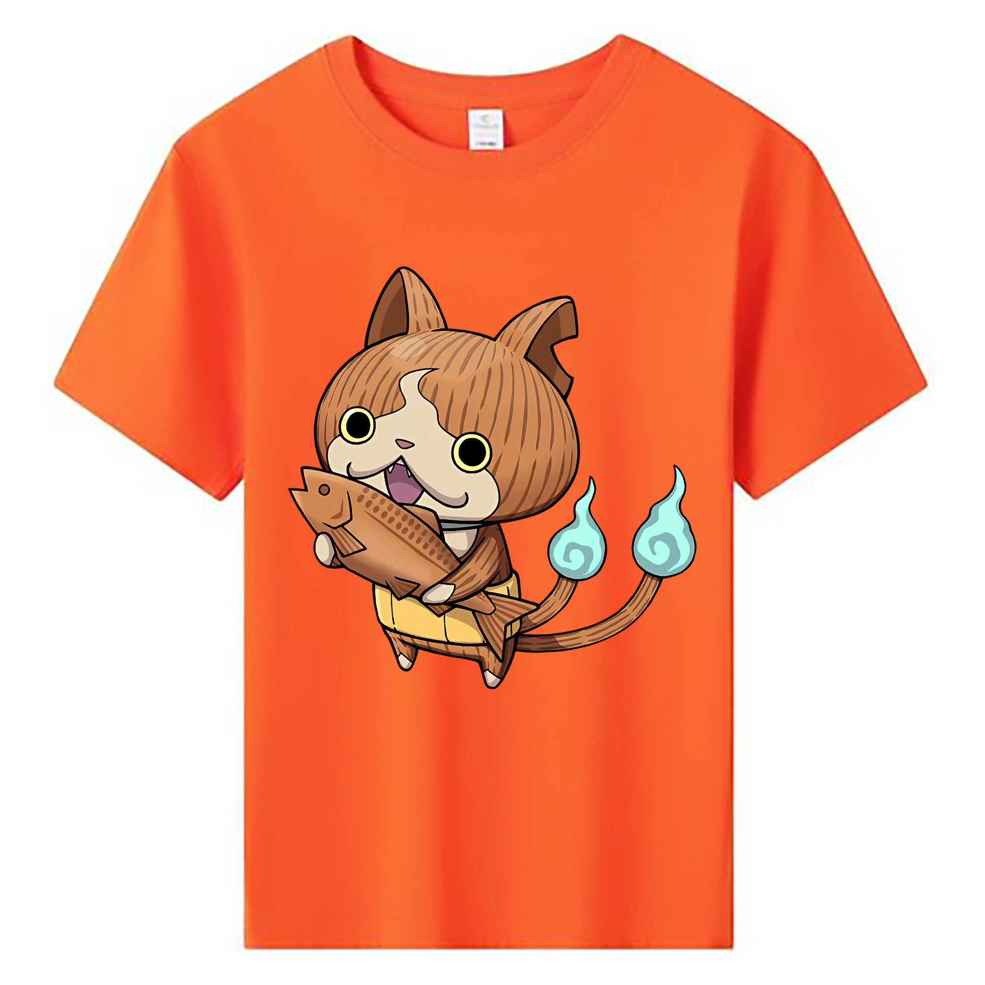 （画像用） 妖怪ウォッチ Yo-kai Watch 綿100％キッズTシャツ（フロントプリント）