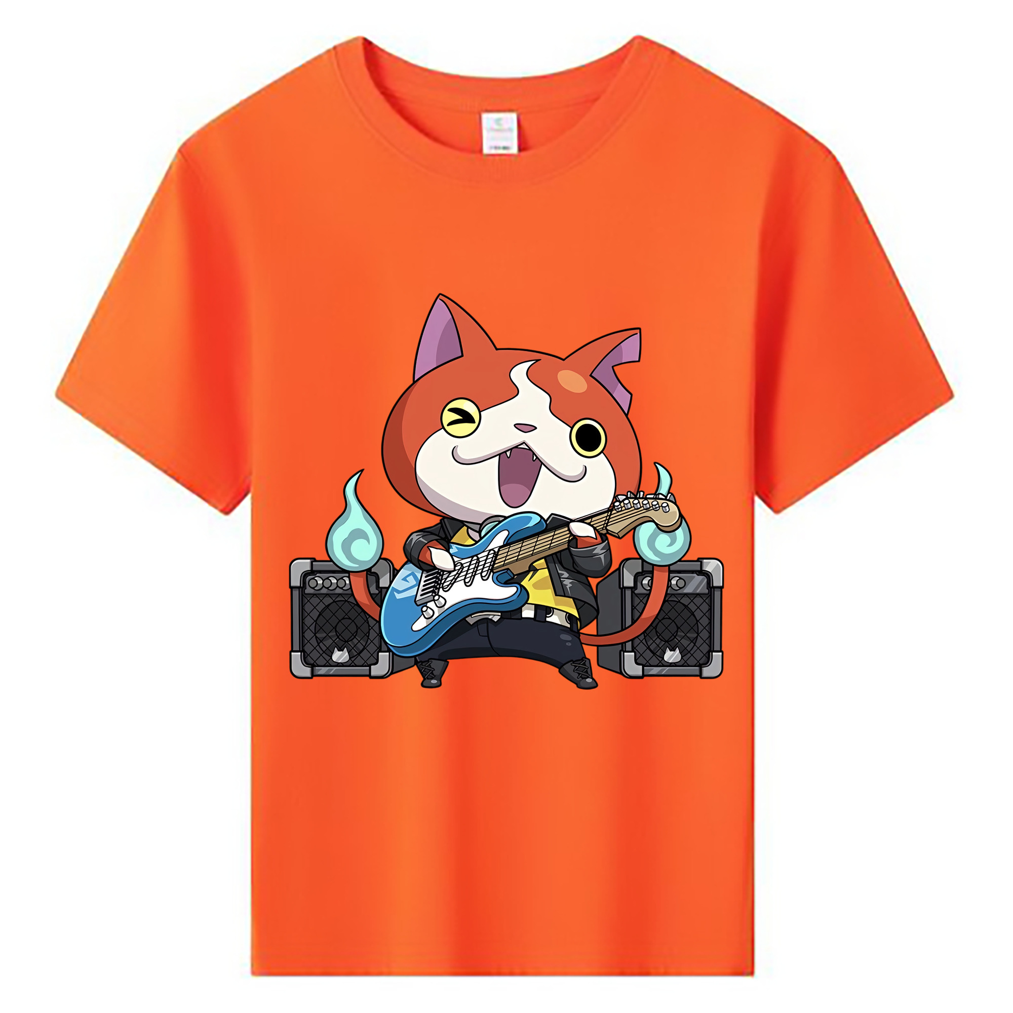 （画像用） 妖怪ウォッチ Yo-kai Watch 綿100％キッズTシャツ（フロントプリント）