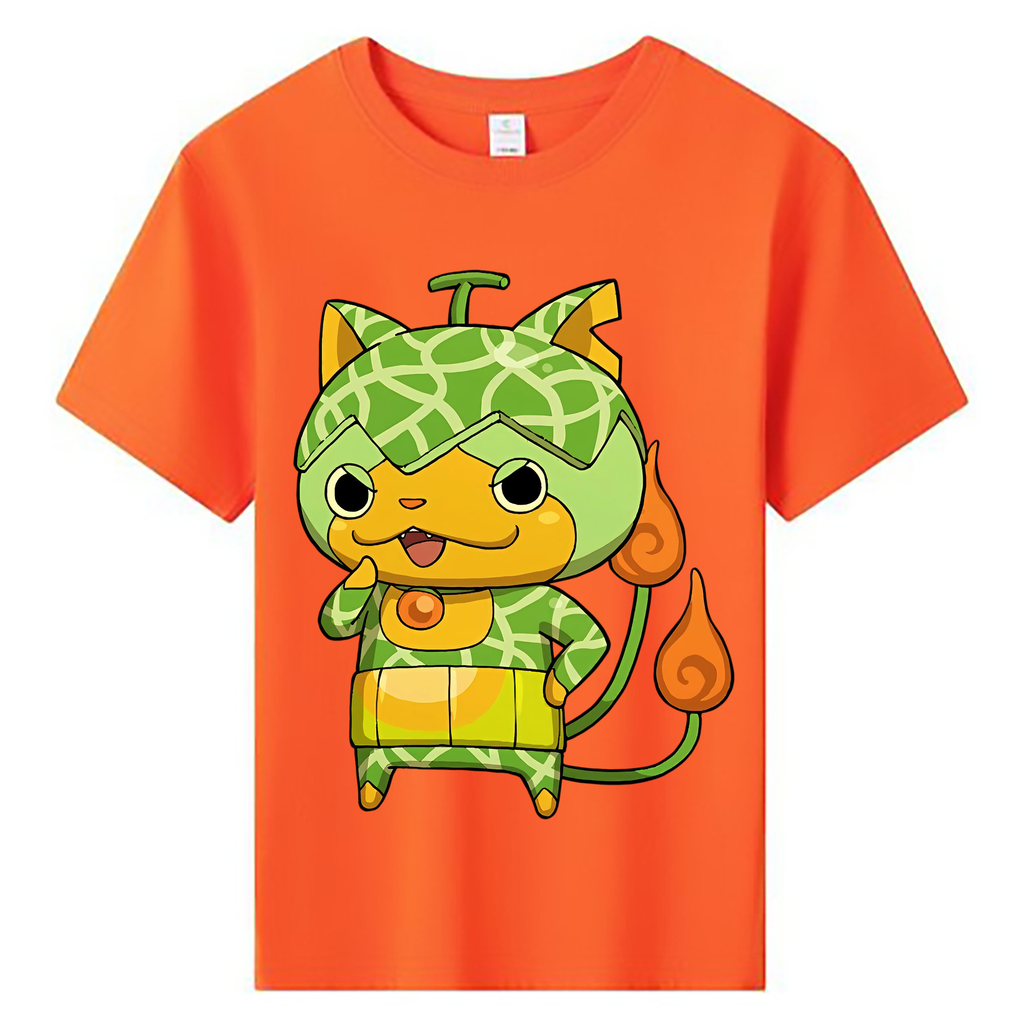 （画像用） 妖怪ウォッチ Yo-kai Watch 綿100％キッズTシャツ（フロントプリント）