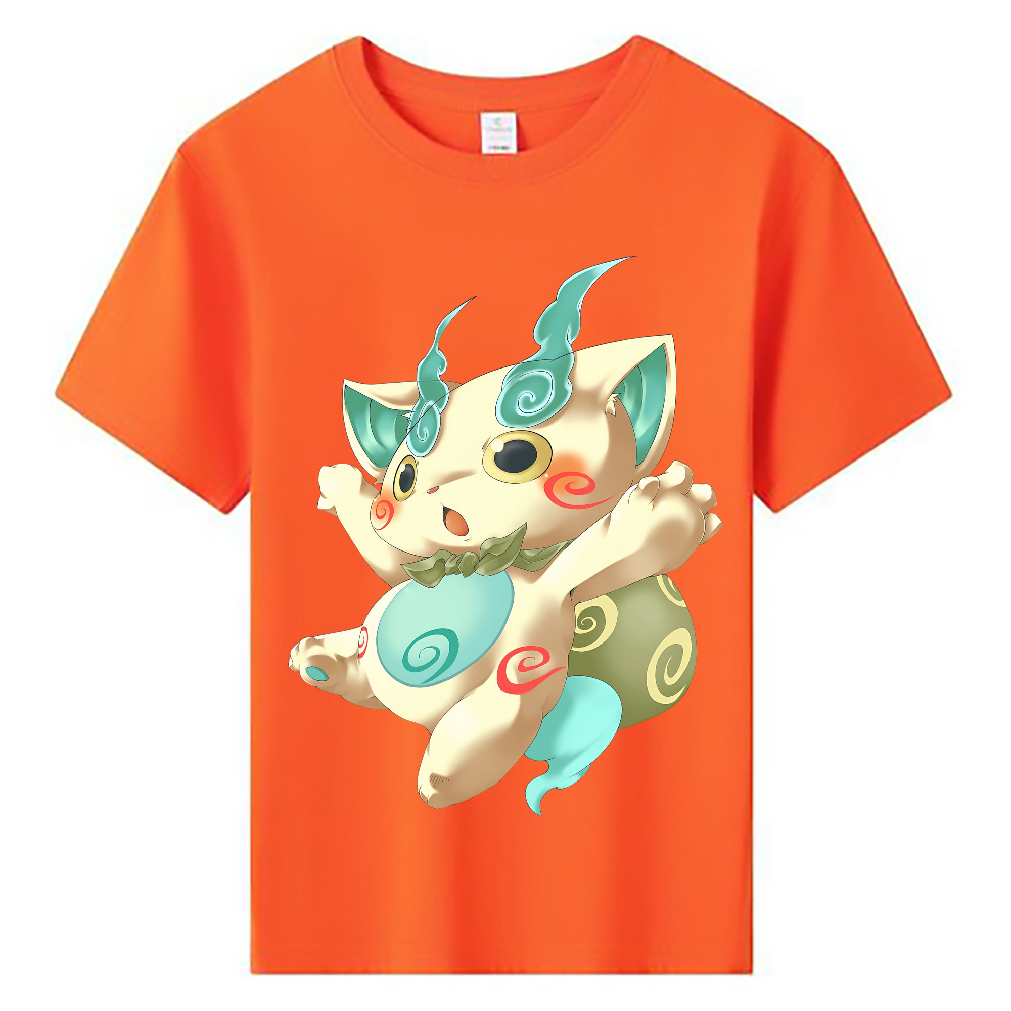 （画像用） 妖怪ウォッチ Yo-kai Watch 綿100％キッズTシャツ（フロントプリント）