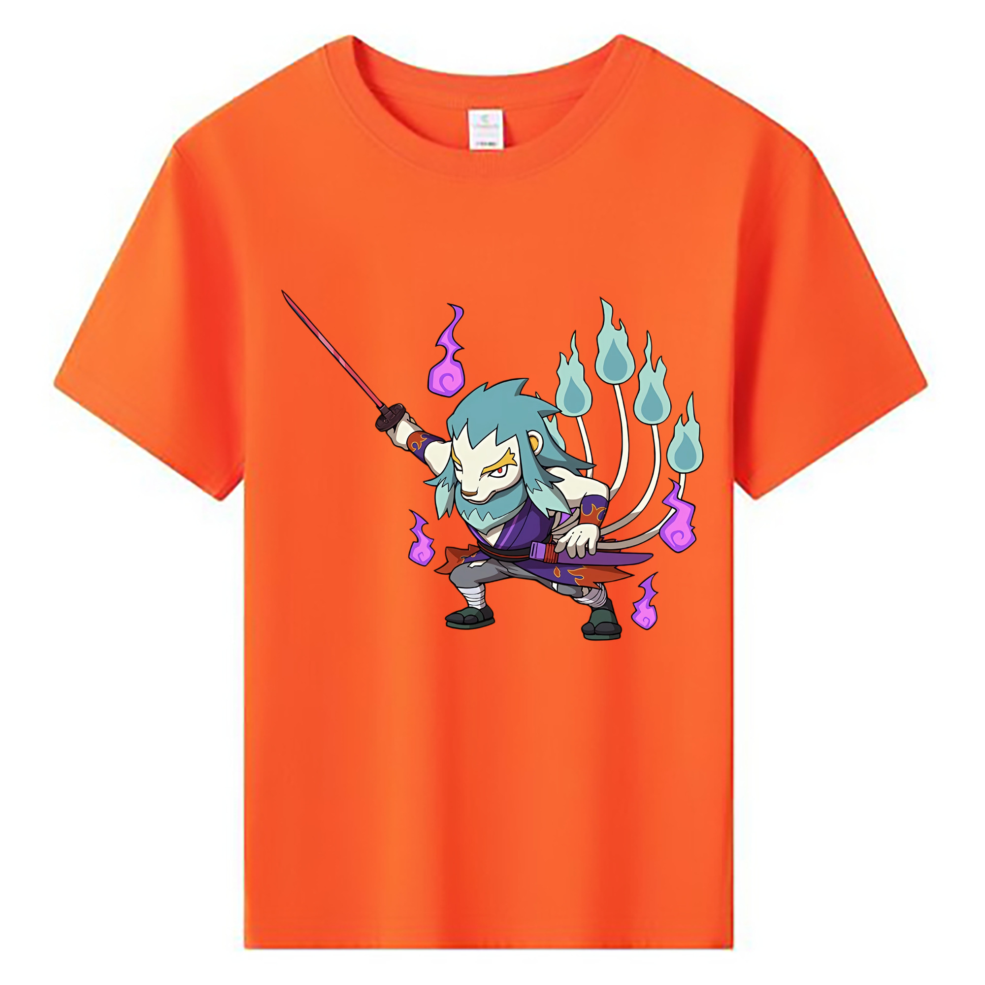 （画像用） 妖怪ウォッチ Yo-kai Watch 綿100％キッズTシャツ（フロントプリント）