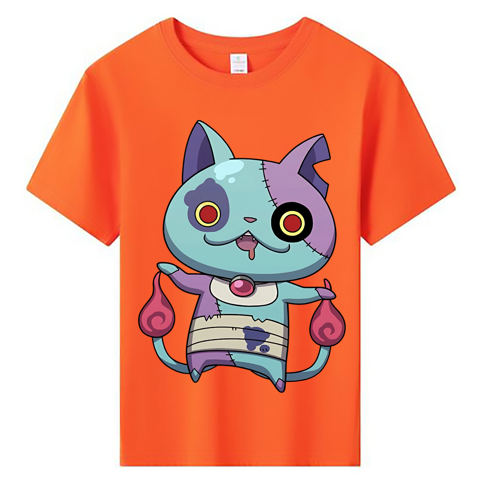 （画像用） 妖怪ウォッチ Yo-kai Watch 綿100％キッズTシャツ（フロントプリント）