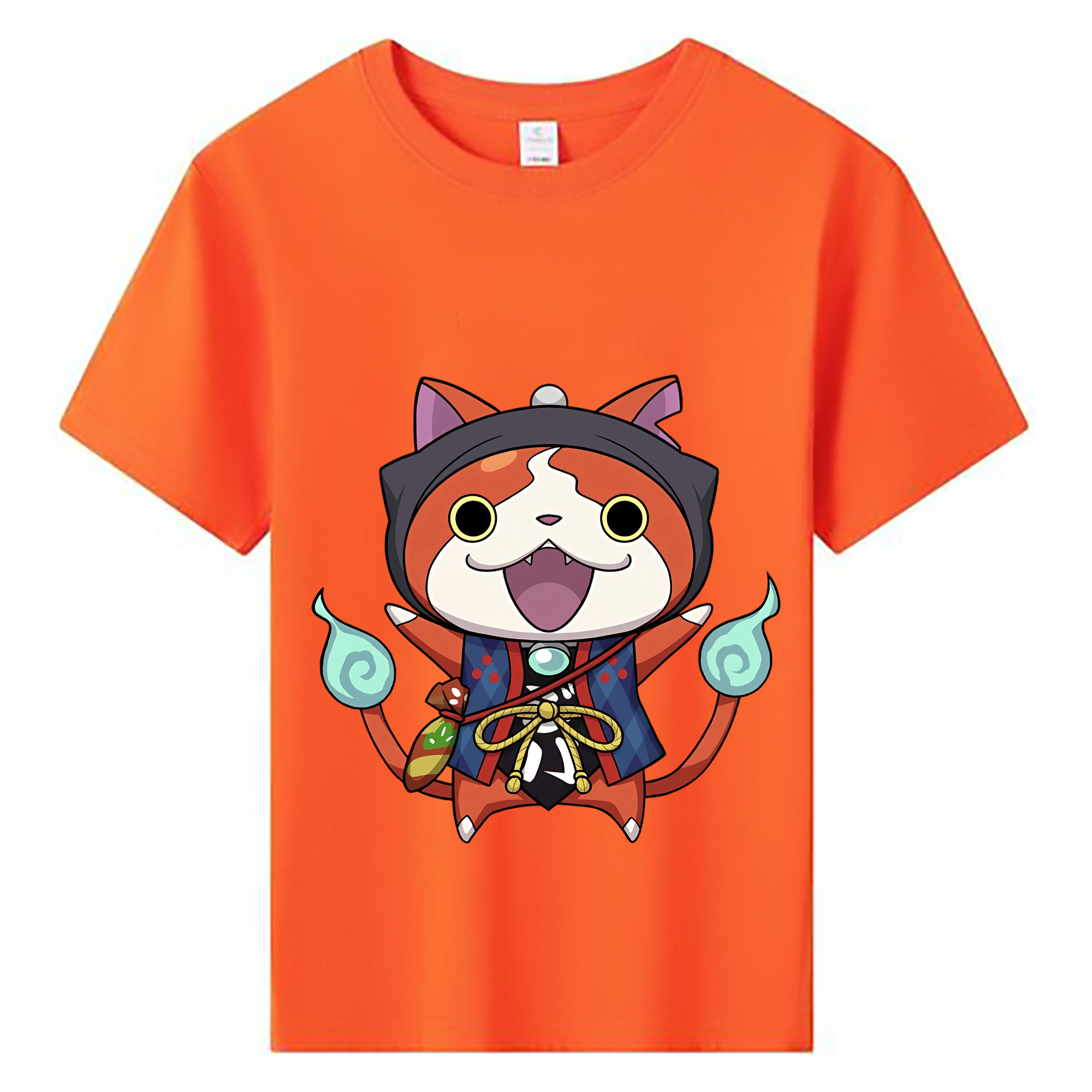 （画像用） 妖怪ウォッチ Yo-kai Watch 綿100％キッズTシャツ（フロントプリント）