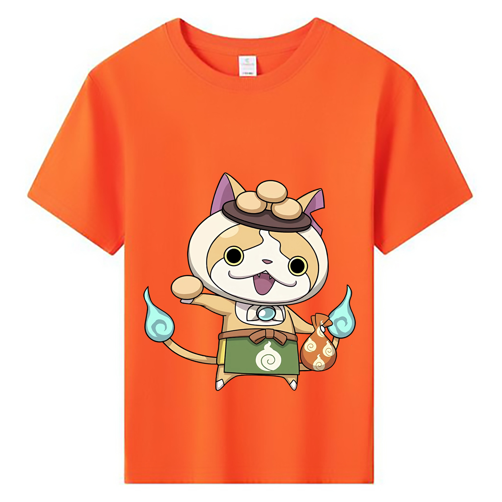 （画像用） 妖怪ウォッチ Yo-kai Watch 綿100％キッズTシャツ（フロントプリント）
