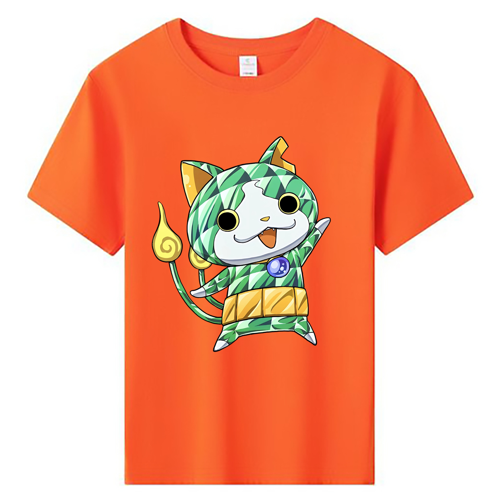 （画像用） 妖怪ウォッチ Yo-kai Watch 綿100％キッズTシャツ（フロントプリント）