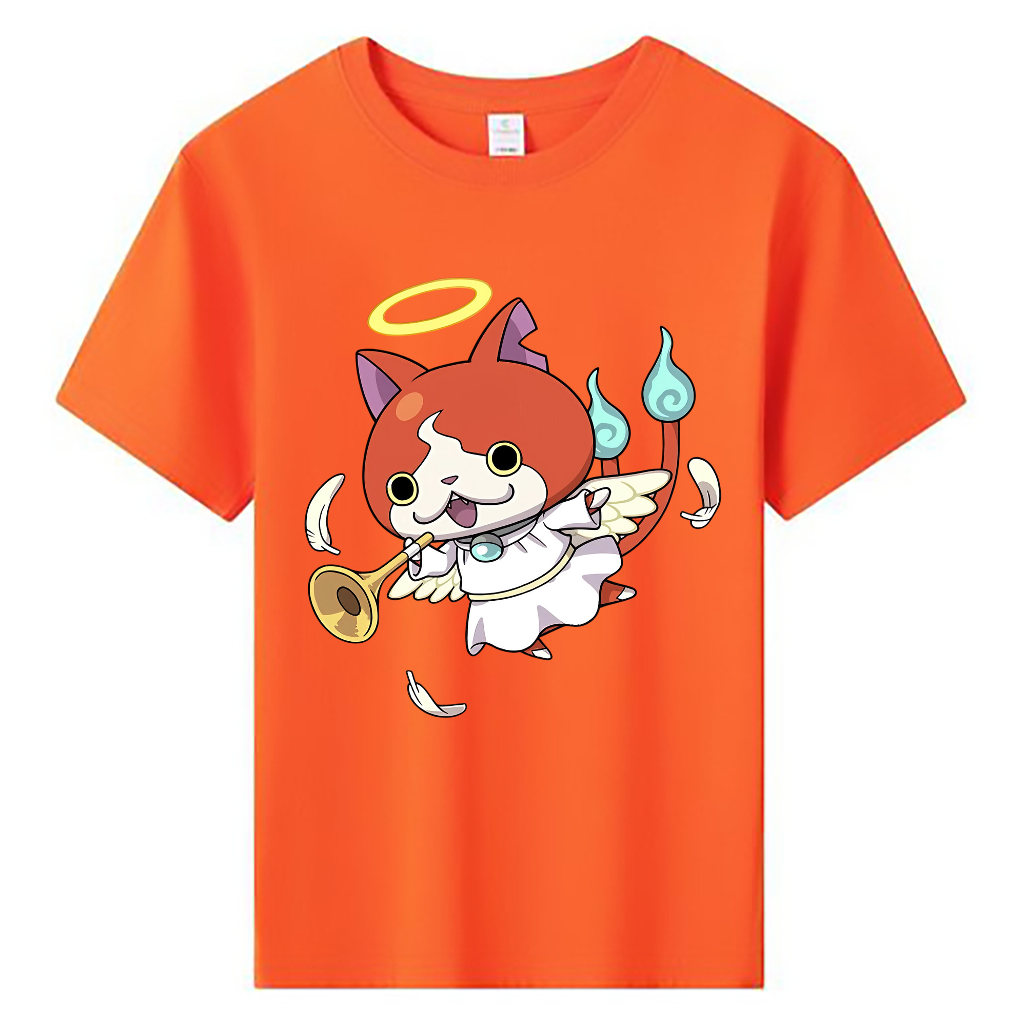 （画像用） 妖怪ウォッチ Yo-kai Watch 綿100％キッズTシャツ（フロントプリント）