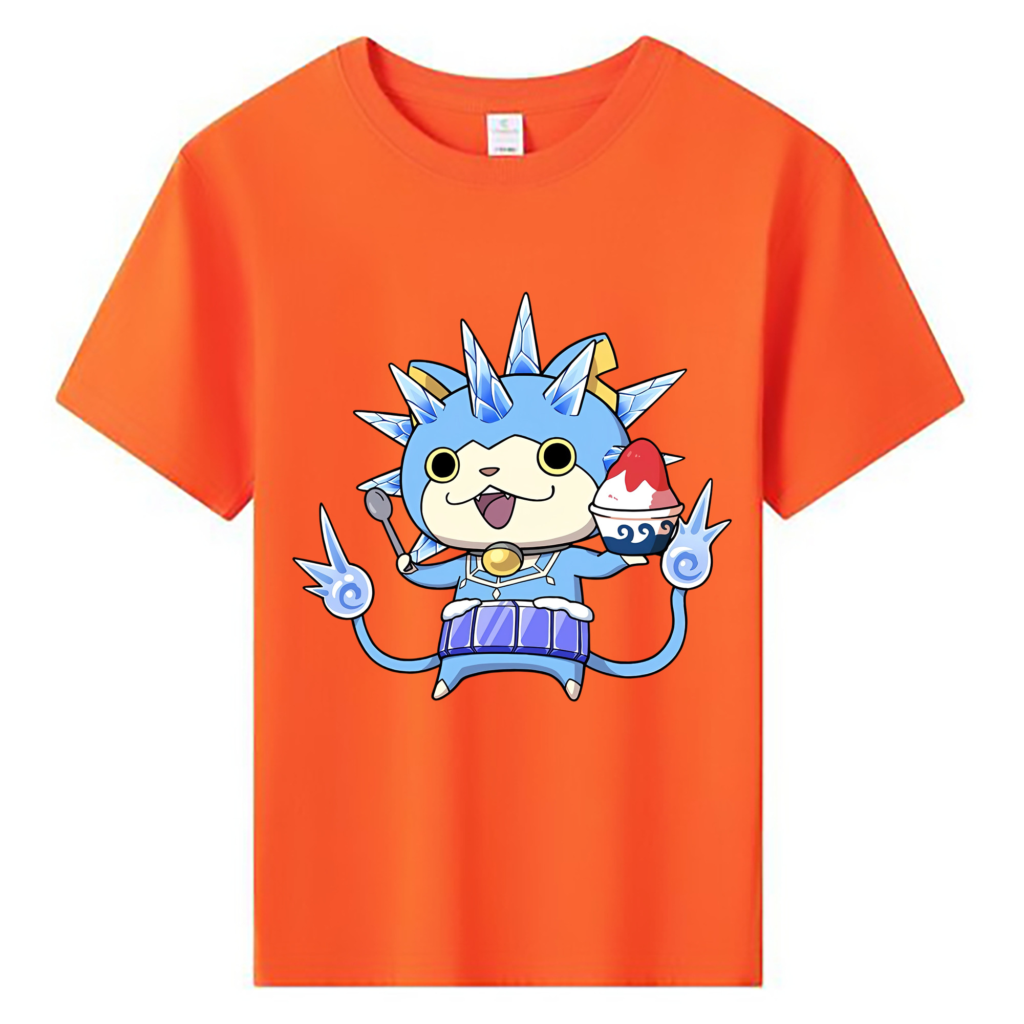 （画像用） 妖怪ウォッチ Yo-kai Watch 綿100％キッズTシャツ（フロントプリント）