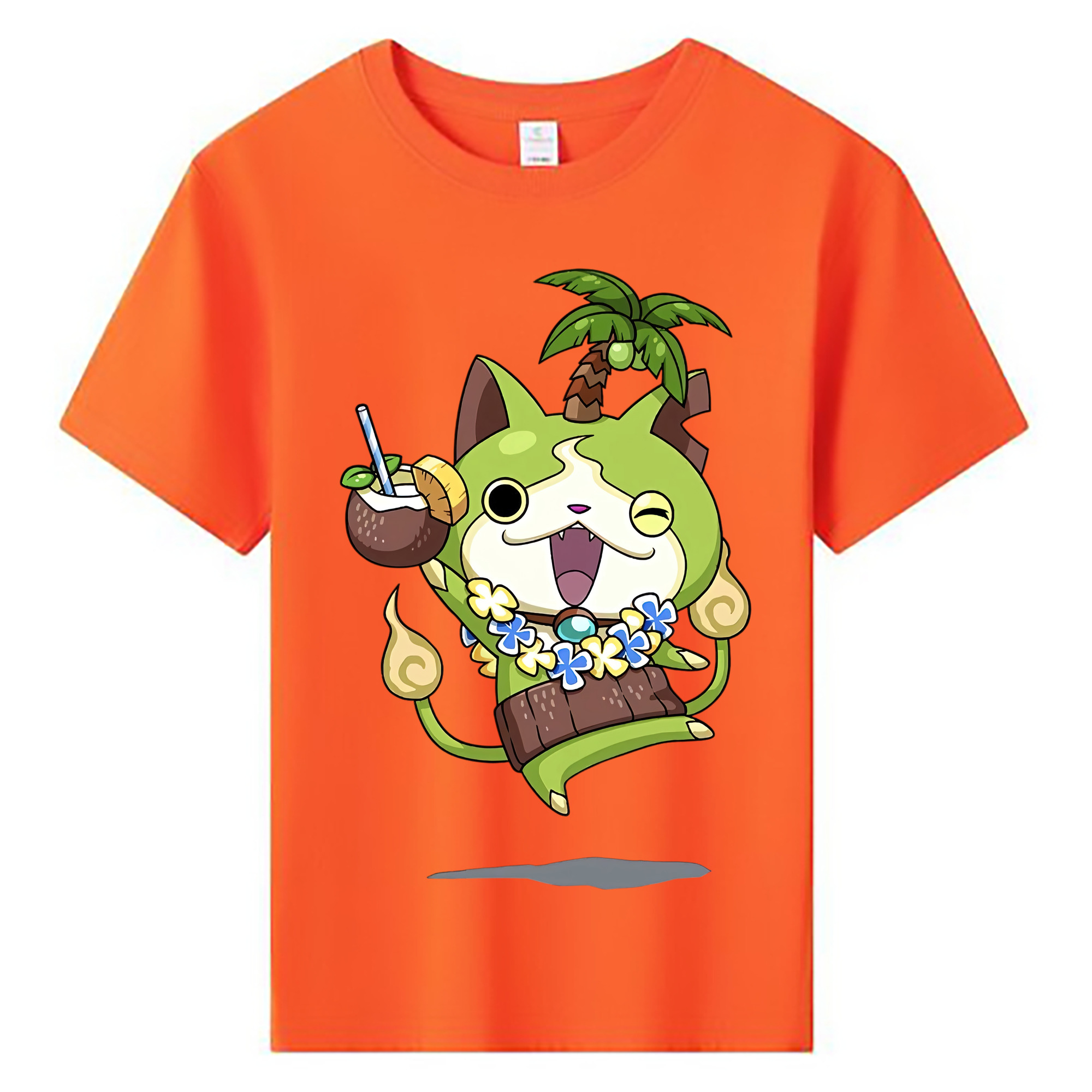 （画像用） 妖怪ウォッチ Yo-kai Watch 綿100％キッズTシャツ（フロントプリント）