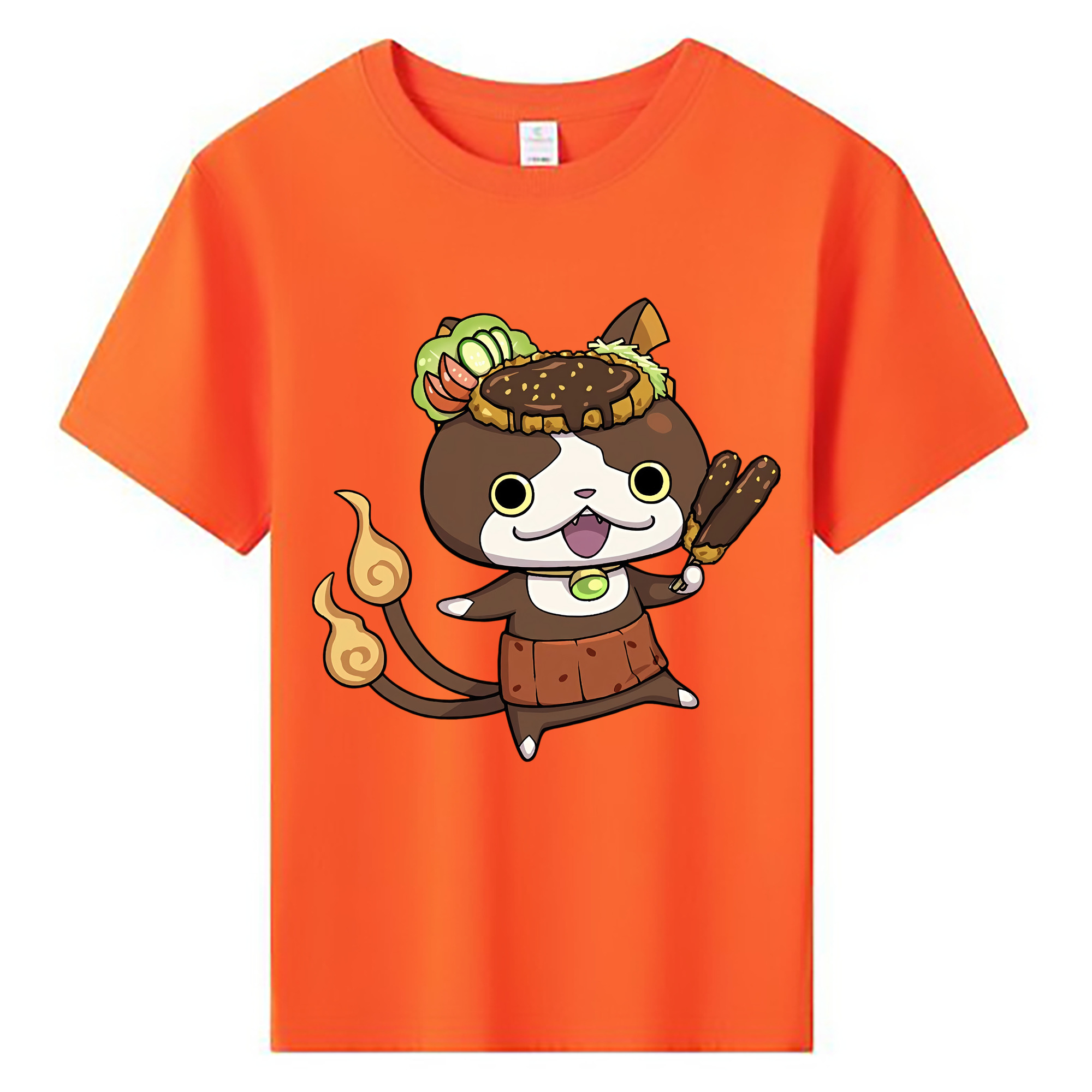 （画像用） 妖怪ウォッチ Yo-kai Watch 綿100％キッズTシャツ（フロントプリント）