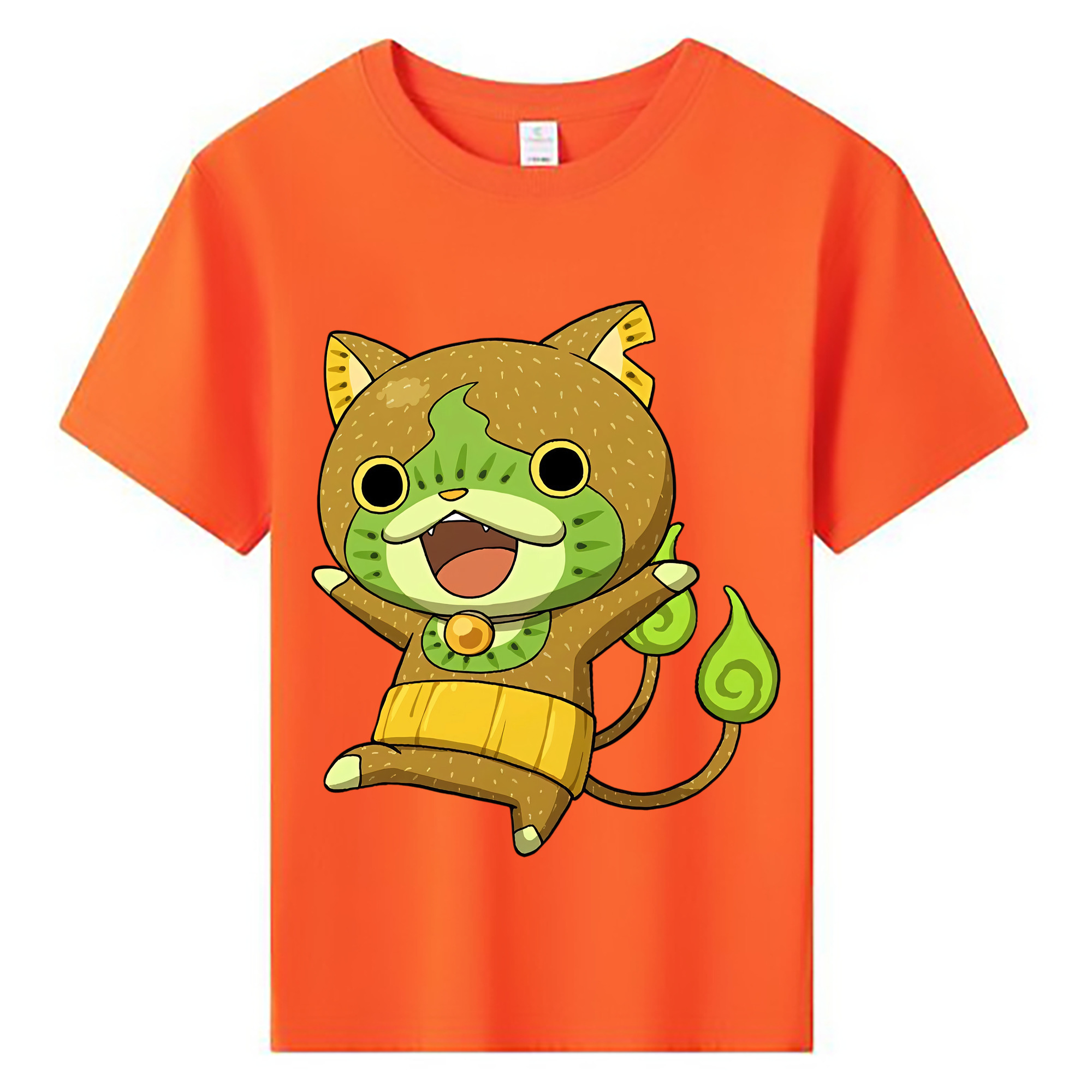 （画像用） 妖怪ウォッチ Yo-kai Watch 綿100％キッズTシャツ（フロントプリント）