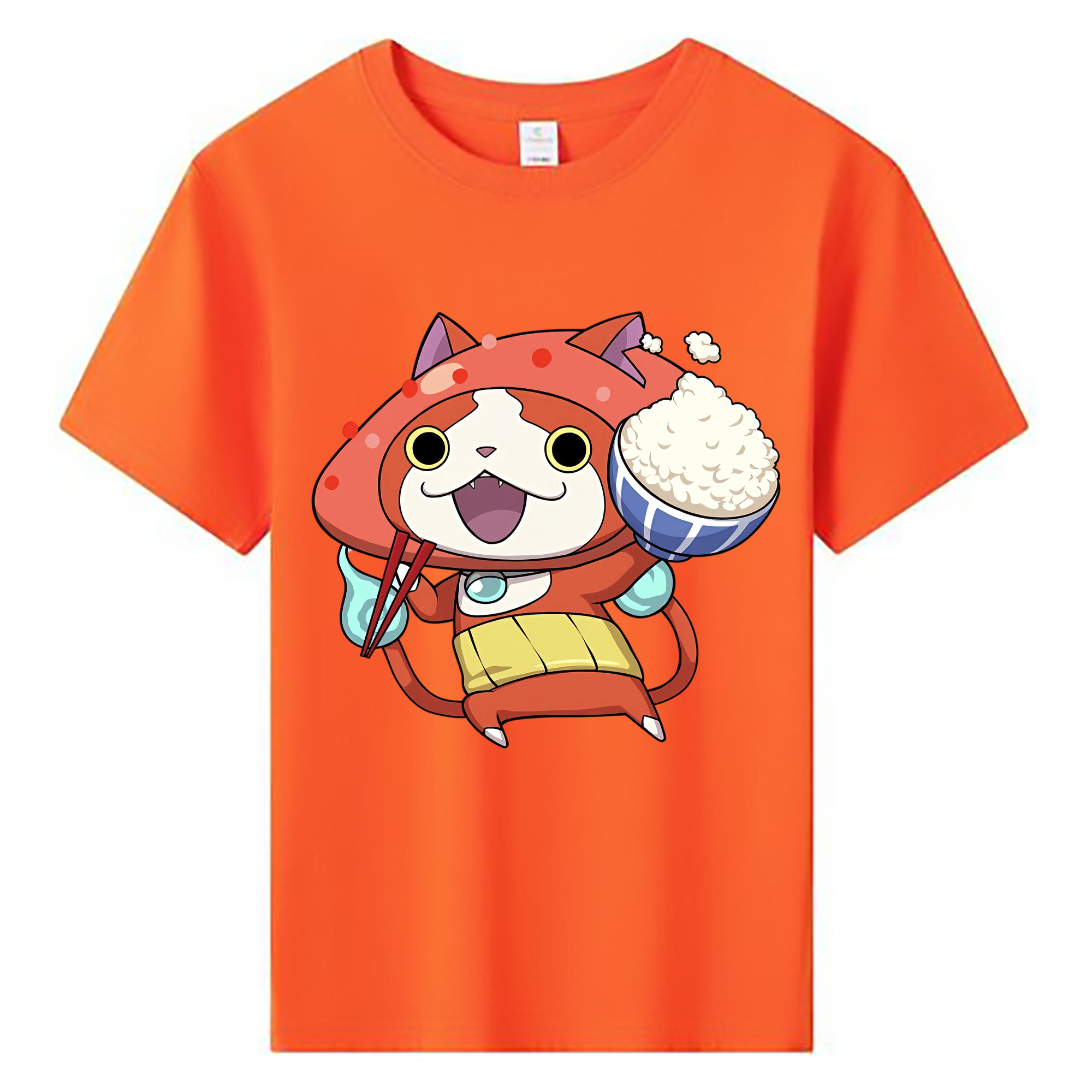 （画像用） 妖怪ウォッチ Yo-kai Watch 綿100％キッズTシャツ（フロントプリント）