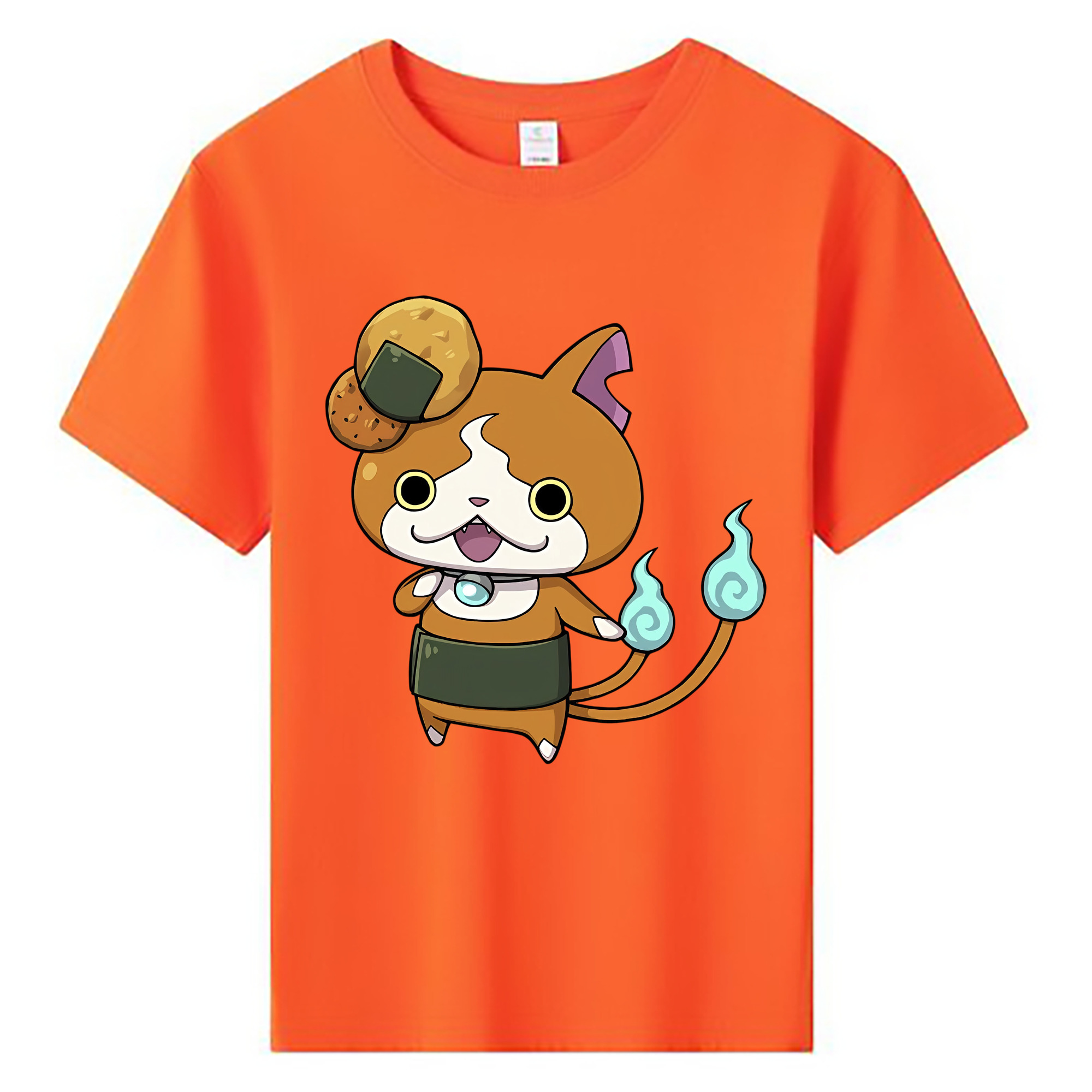 （画像用） 妖怪ウォッチ Yo-kai Watch 綿100％キッズTシャツ（フロントプリント）
