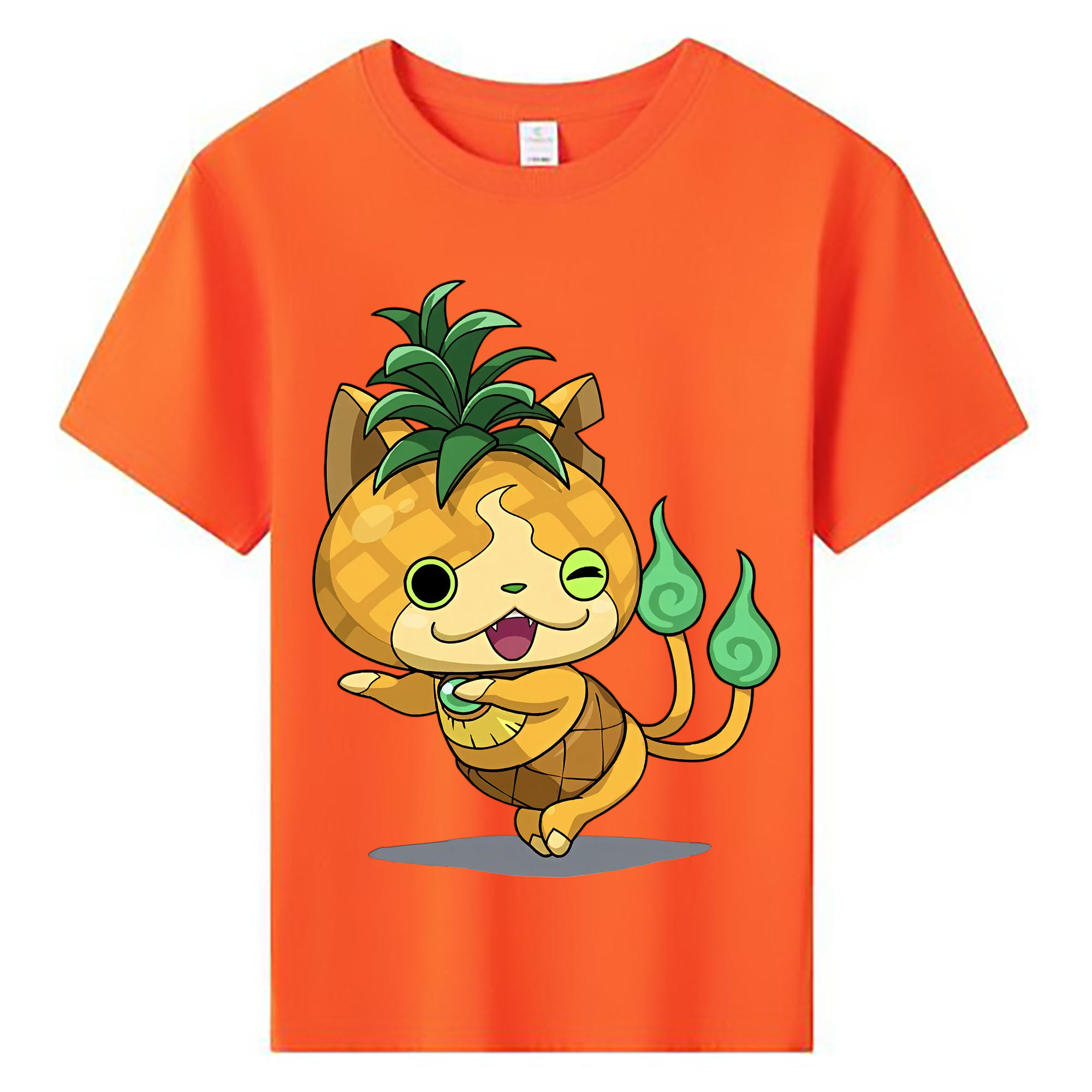 （画像用） 妖怪ウォッチ Yo-kai Watch 綿100％キッズTシャツ（フロントプリント）