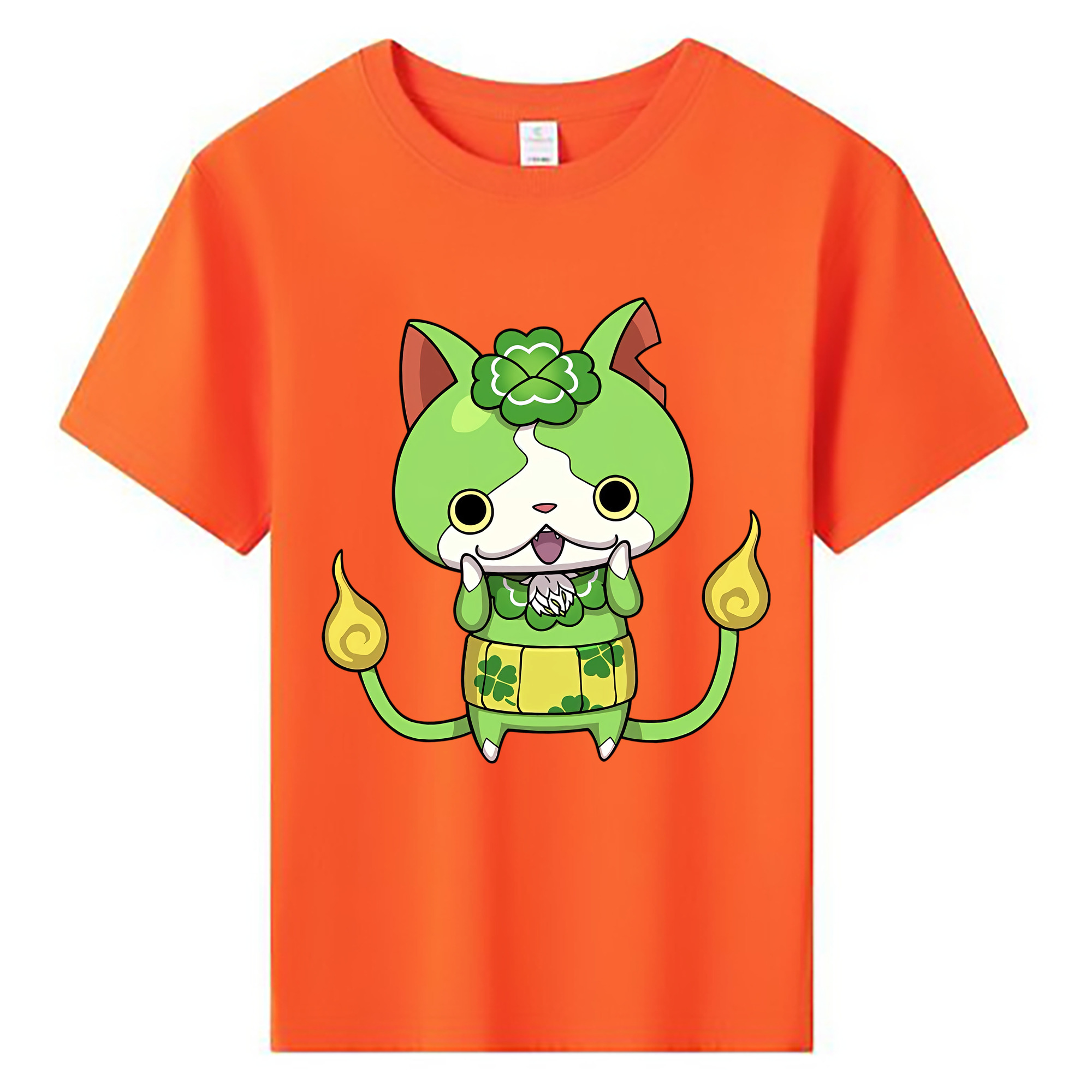 （画像用） 妖怪ウォッチ Yo-kai Watch 綿100％キッズTシャツ（フロントプリント）