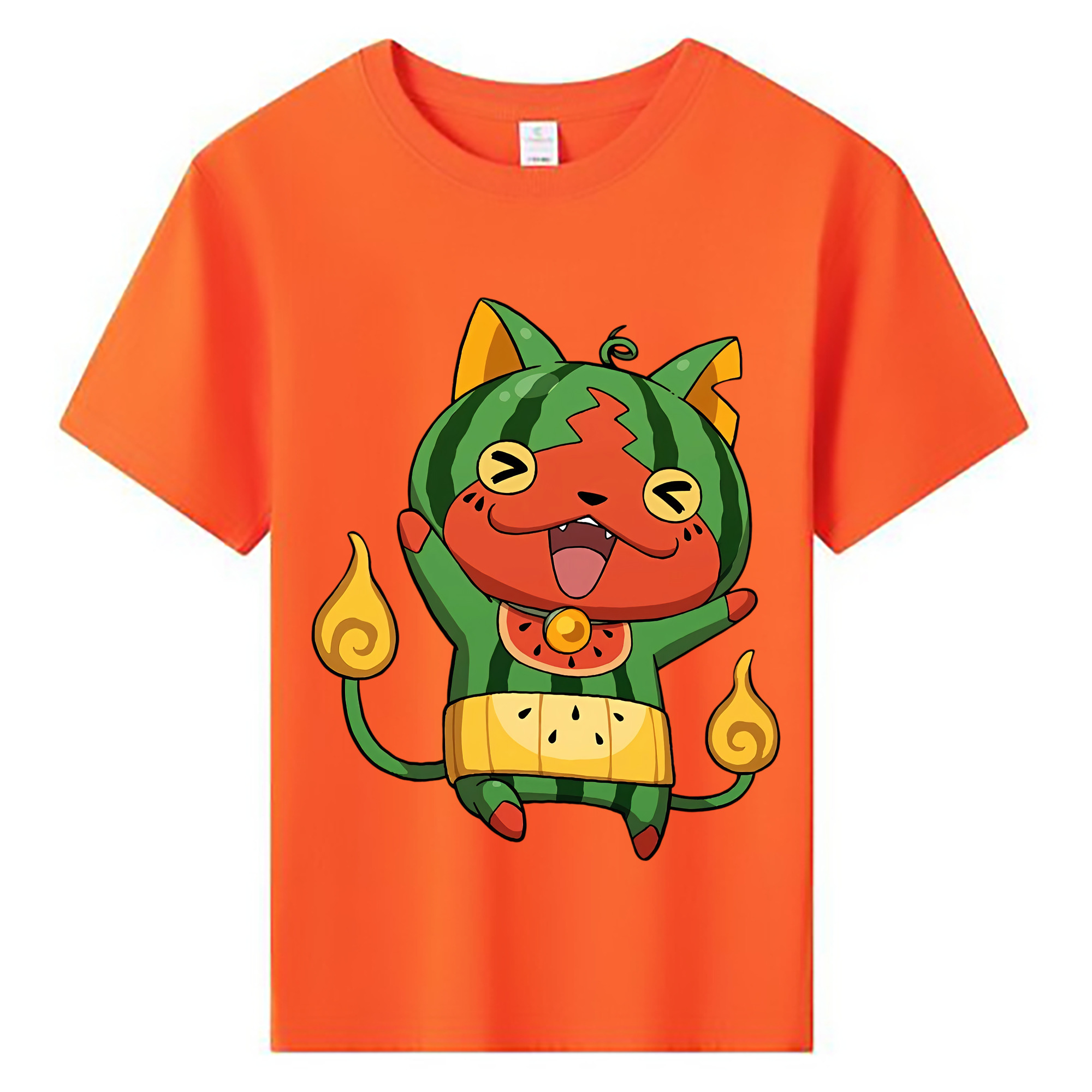 （画像用） 妖怪ウォッチ Yo-kai Watch 綿100％キッズTシャツ（フロントプリント）