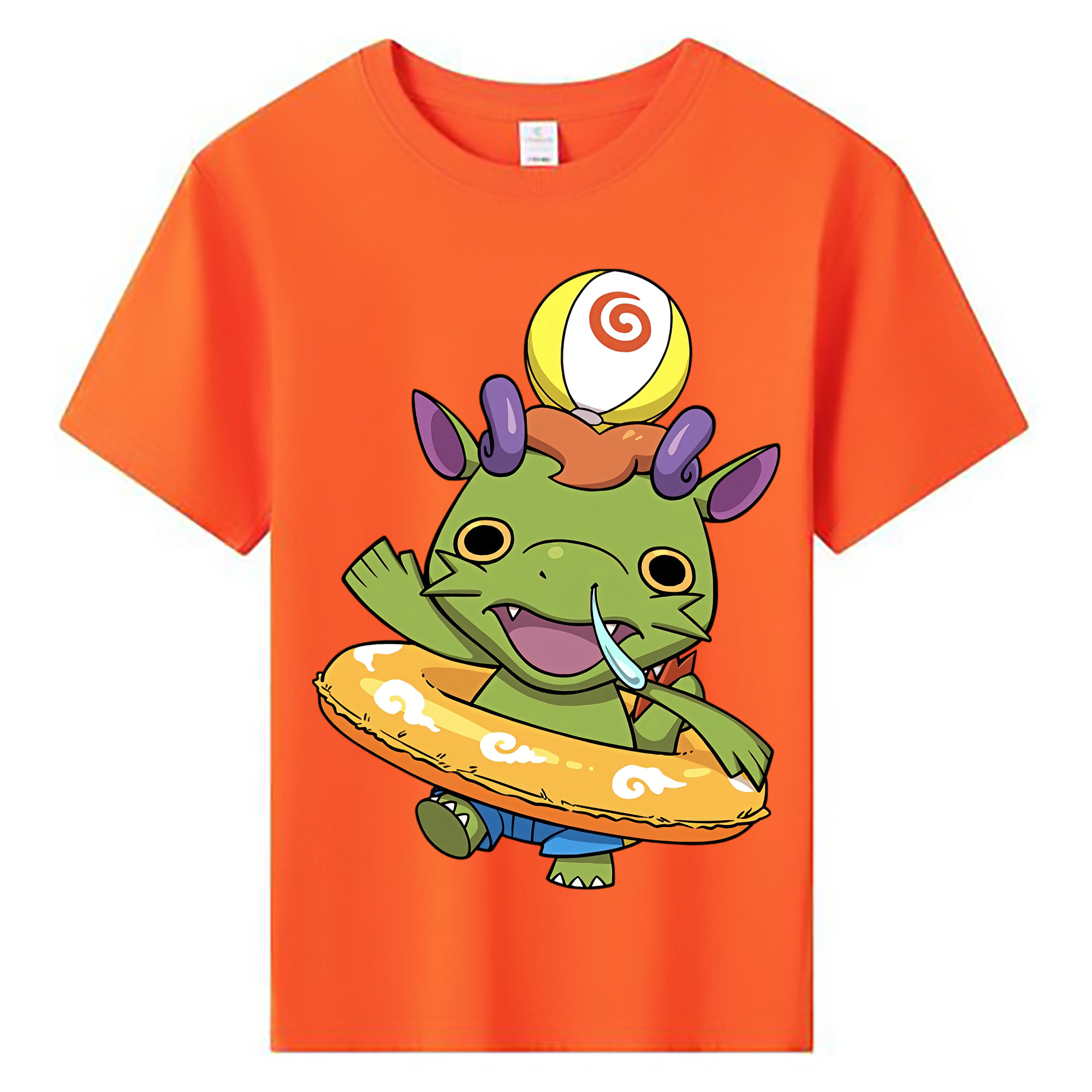 （画像用） 妖怪ウォッチ Yo-kai Watch 綿100％キッズTシャツ（フロントプリント）