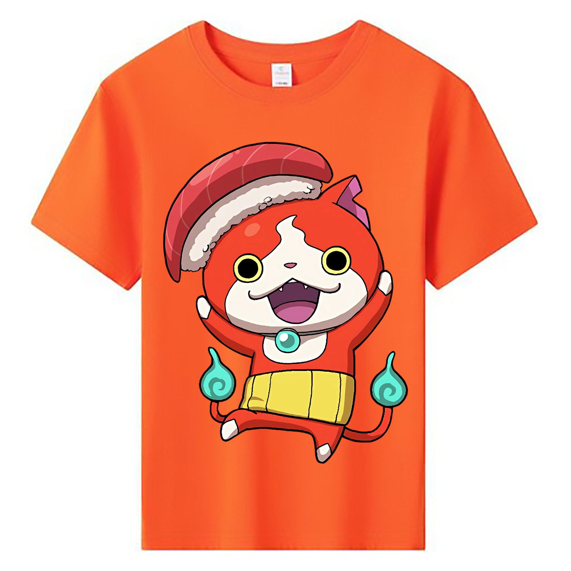 （画像用） 妖怪ウォッチ Yo-kai Watch 綿100％キッズTシャツ（フロントプリント）