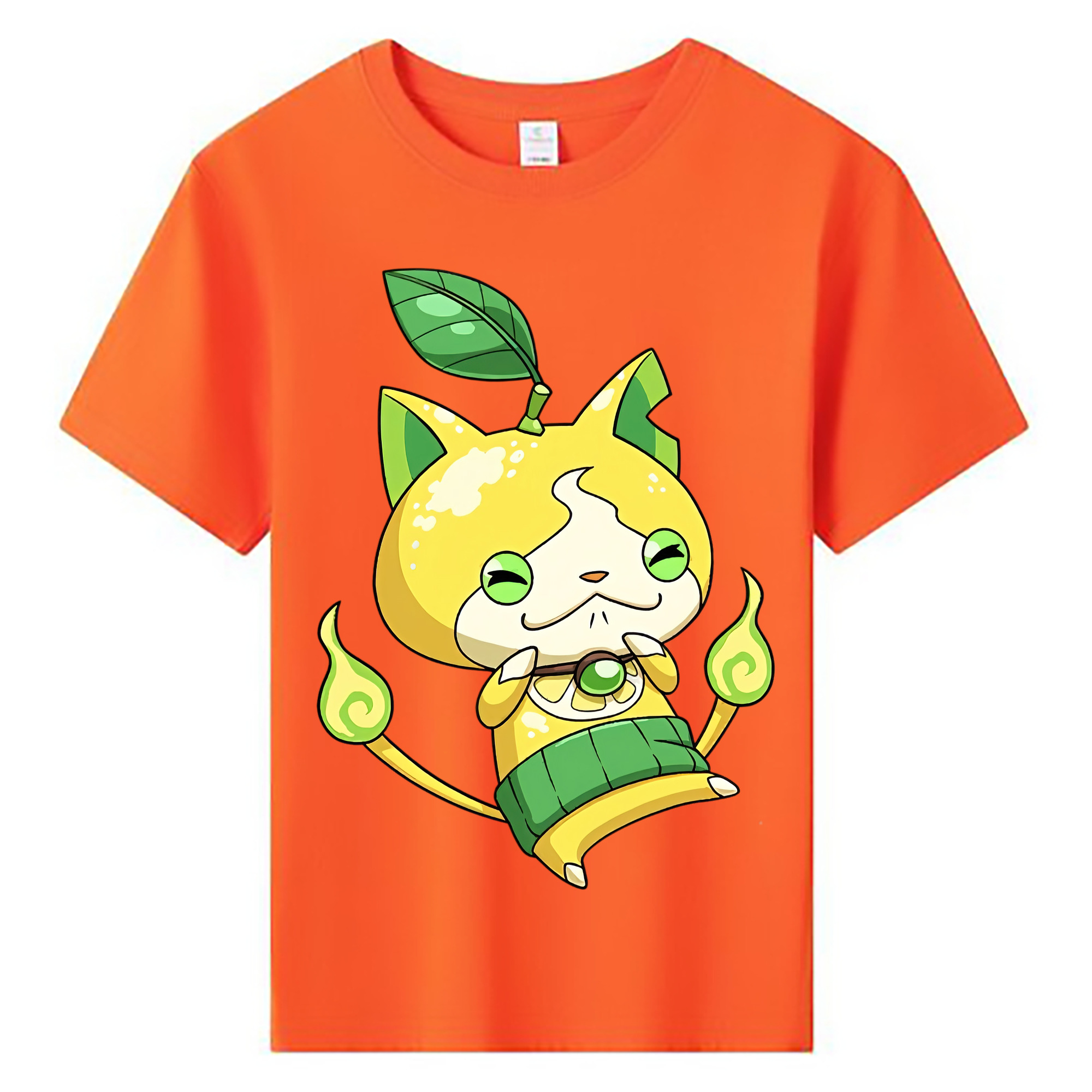 （画像用） 妖怪ウォッチ Yo-kai Watch 綿100％キッズTシャツ（フロントプリント）
