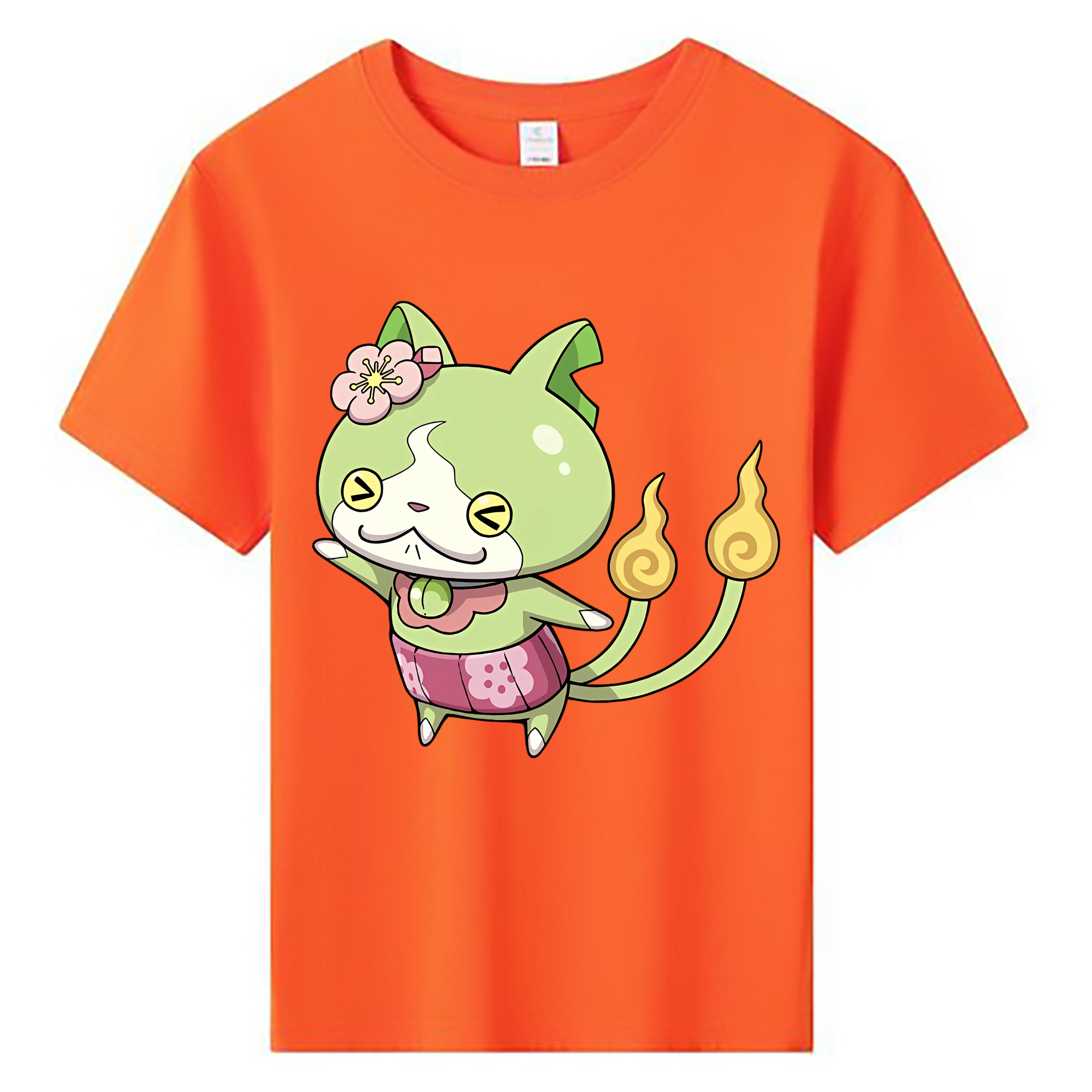 （画像用） 妖怪ウォッチ Yo-kai Watch 綿100％キッズTシャツ（フロントプリント）