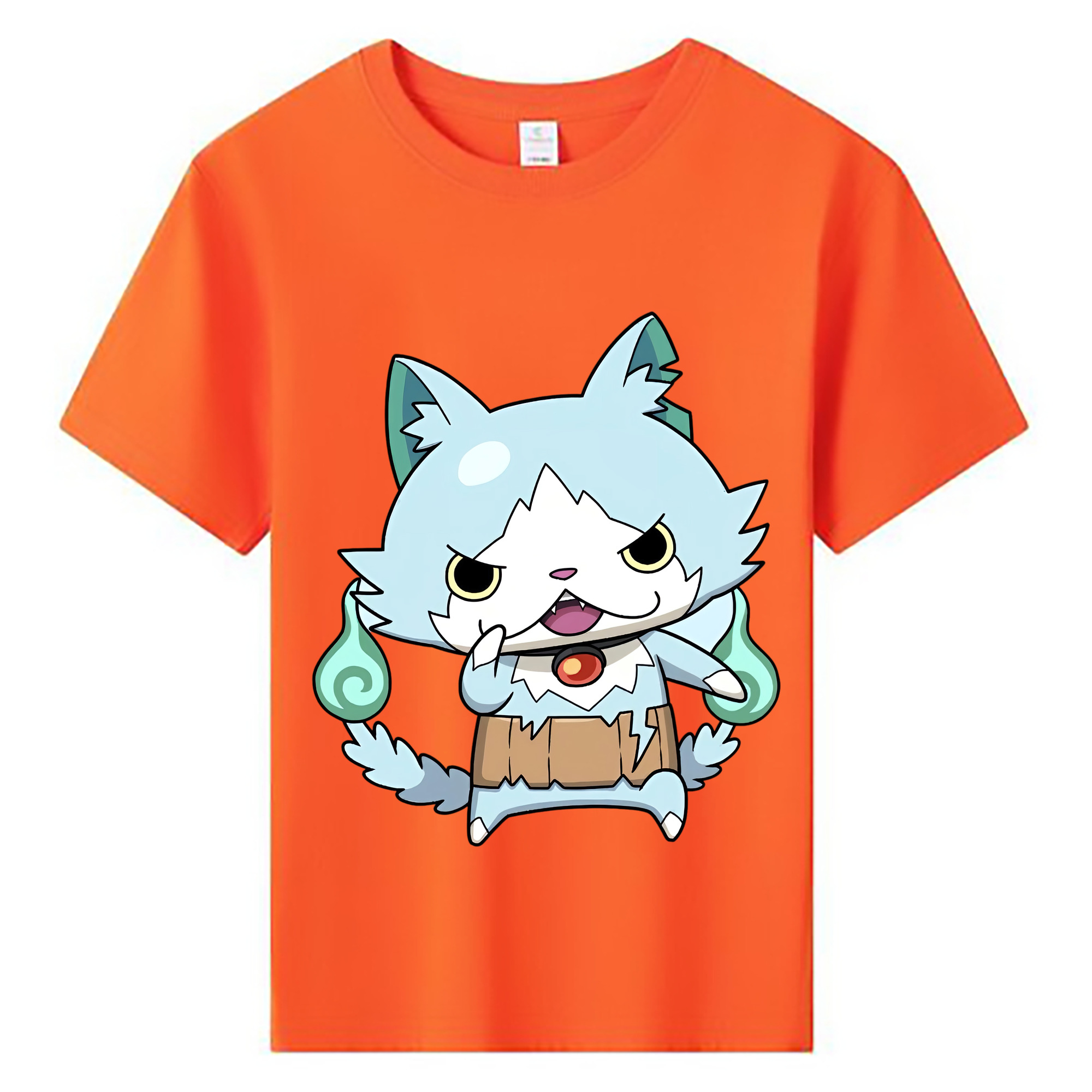 （画像用） 妖怪ウォッチ Yo-kai Watch 綿100％キッズTシャツ（フロントプリント）